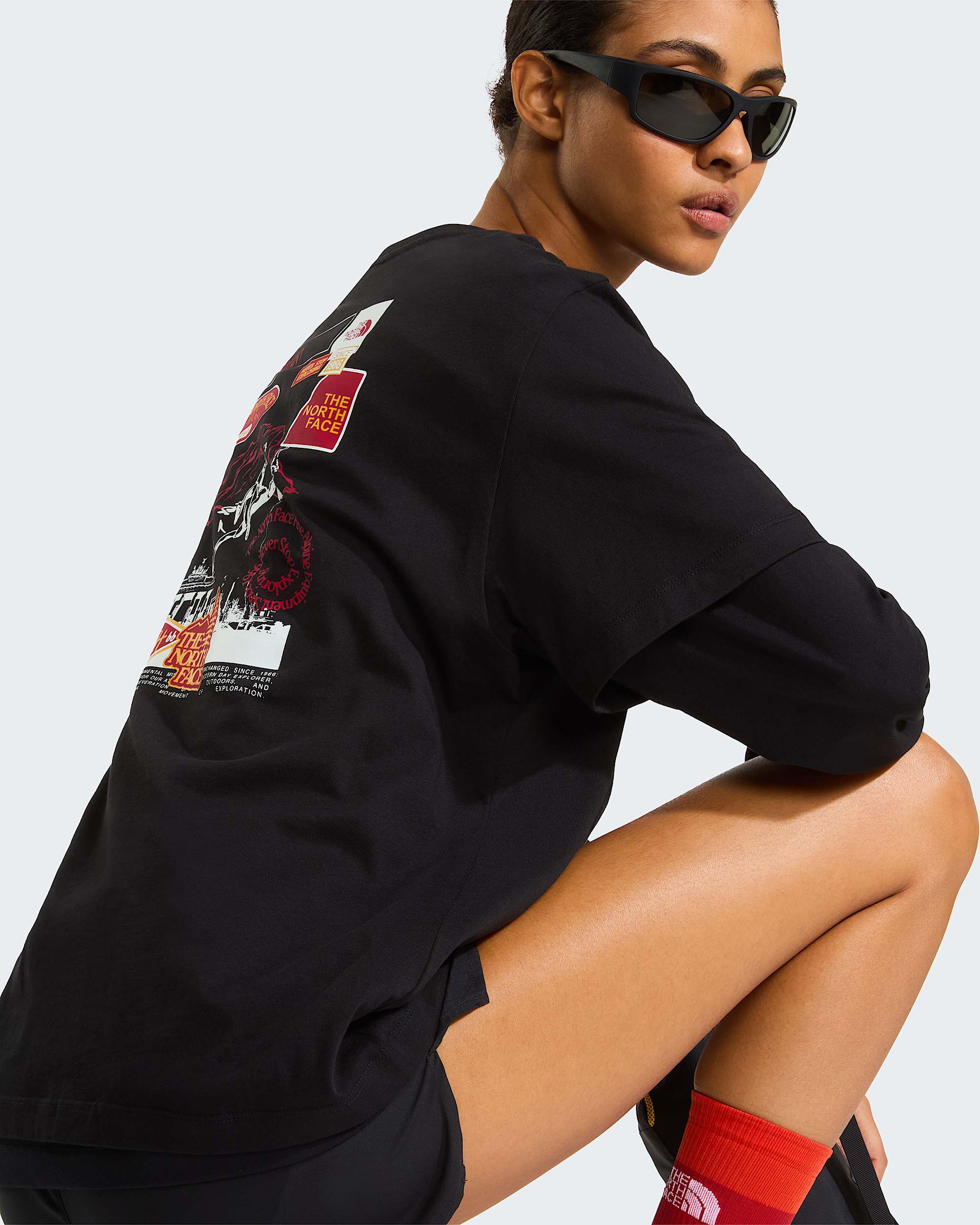 Country Stickers Germany Relaxed Tshirt Unisex TNF ALT6