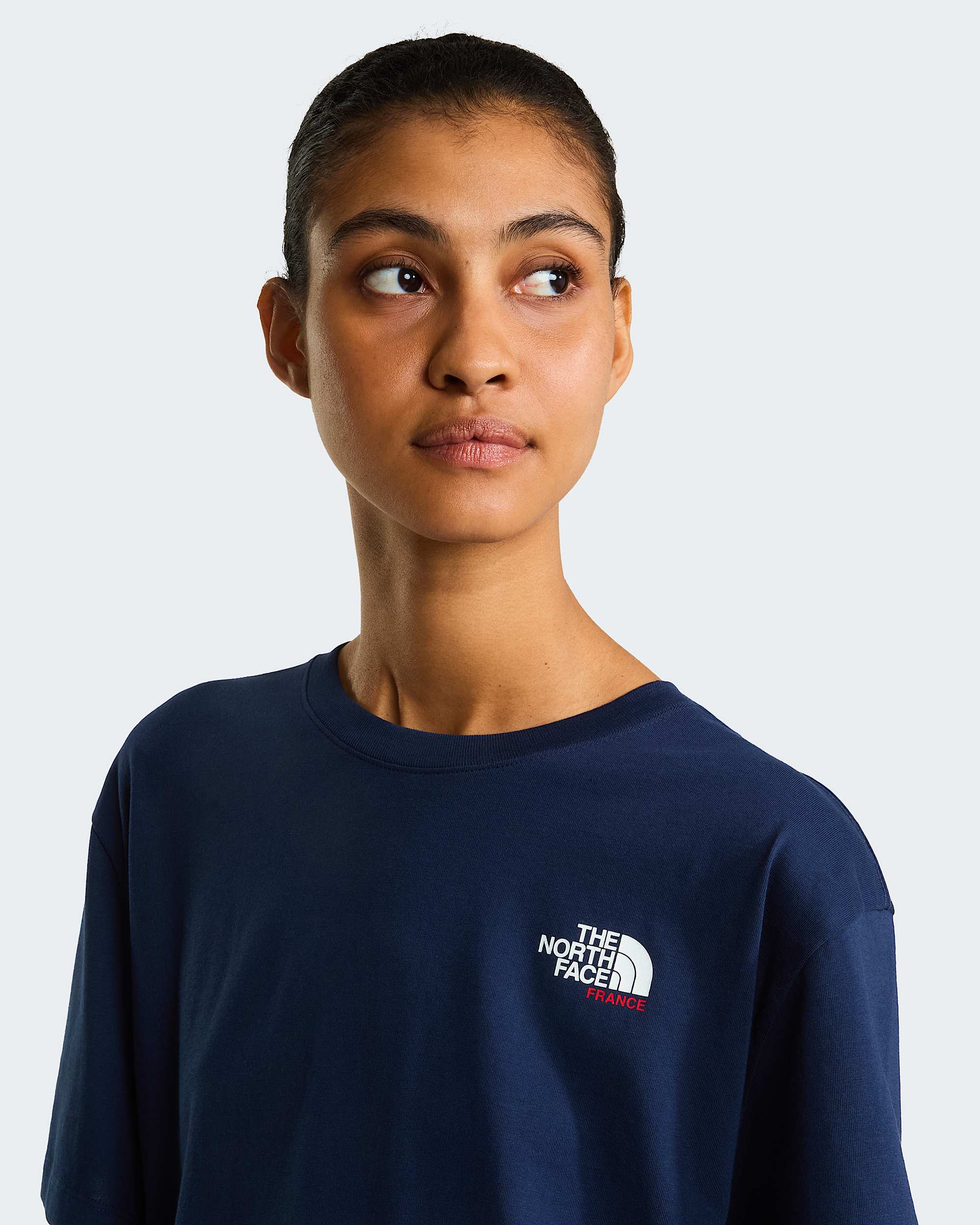 Country Stickers France Relaxed Tshirt Unisex TNF ALT4