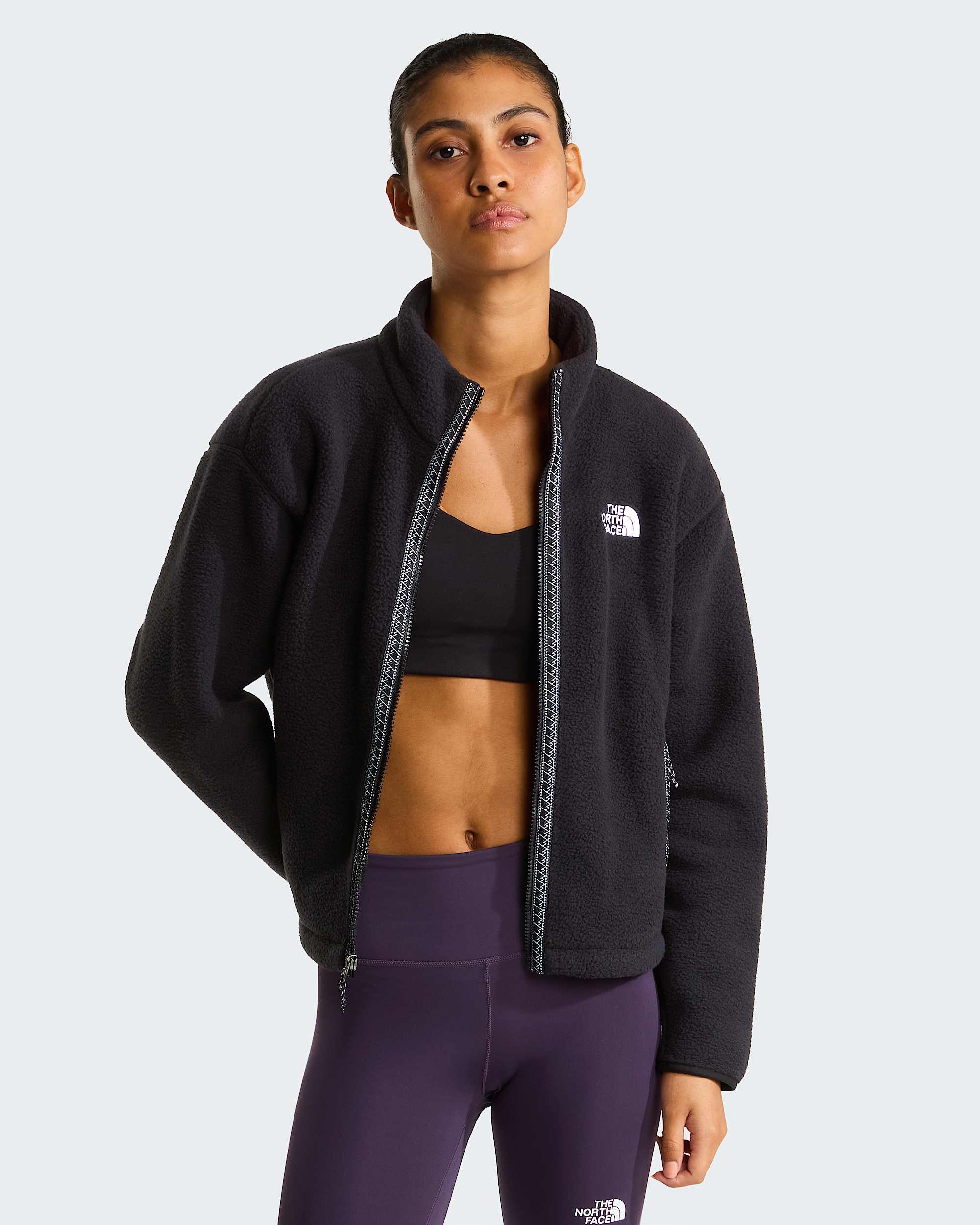 TNF Fleeski Fleece mit durchgehendem RV fr Damen TNF ALT4