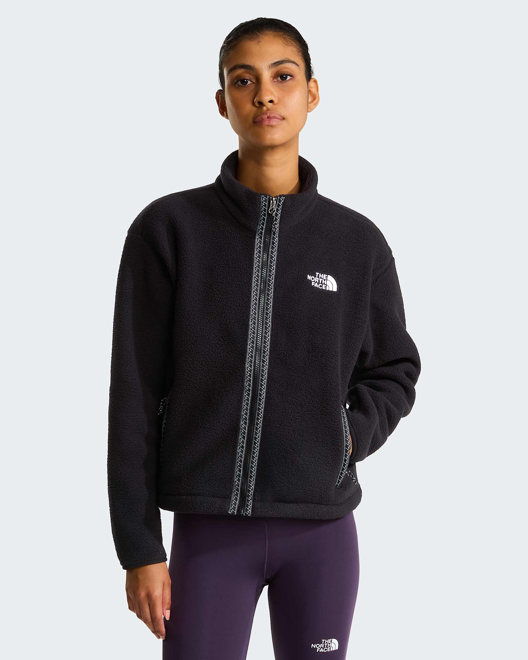 TNF Fleeski Fleece mit durchgehendem RV fr Damen TNF HERO