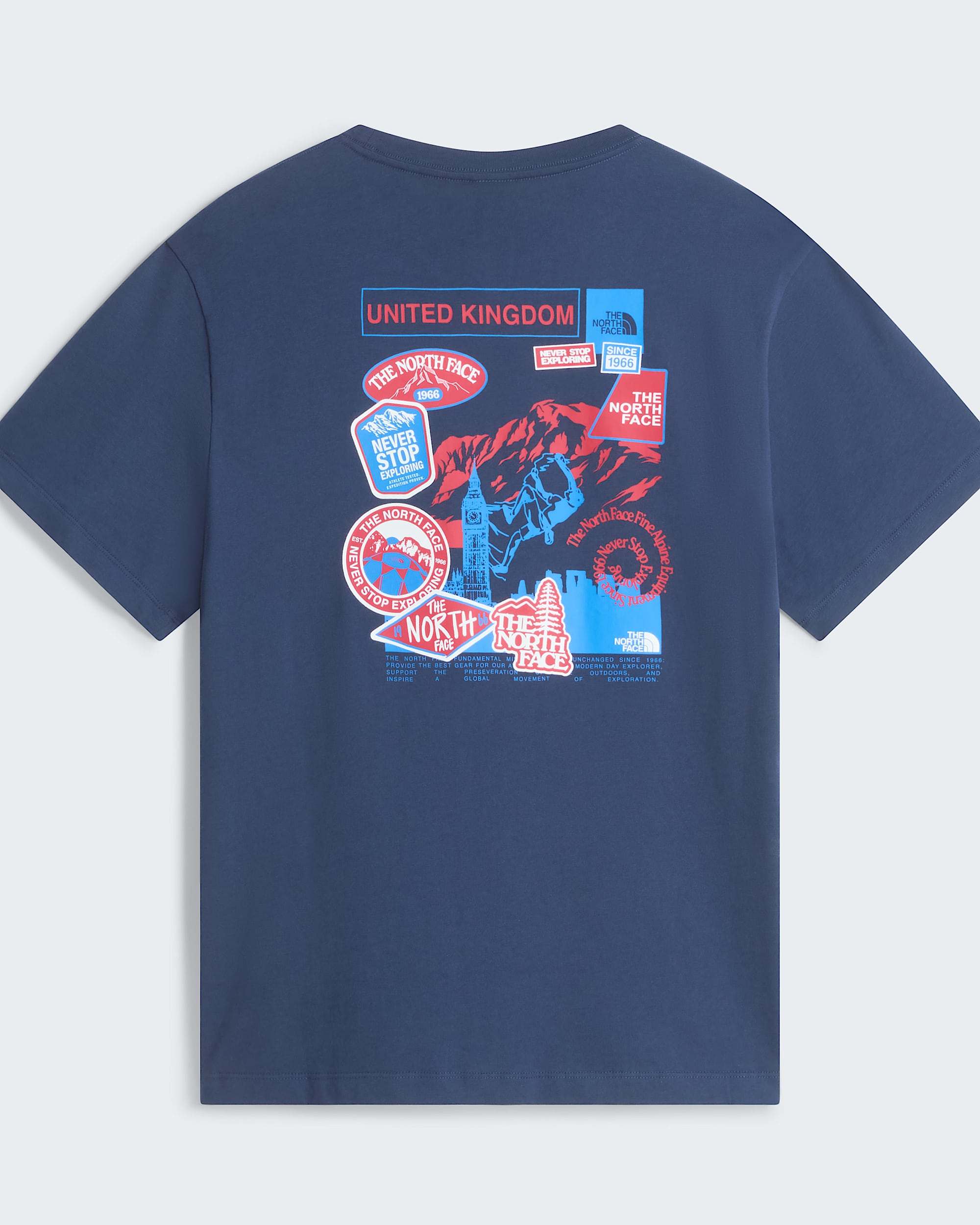 Luny Tshirt unisex Country Stickers UK TNF ALT31