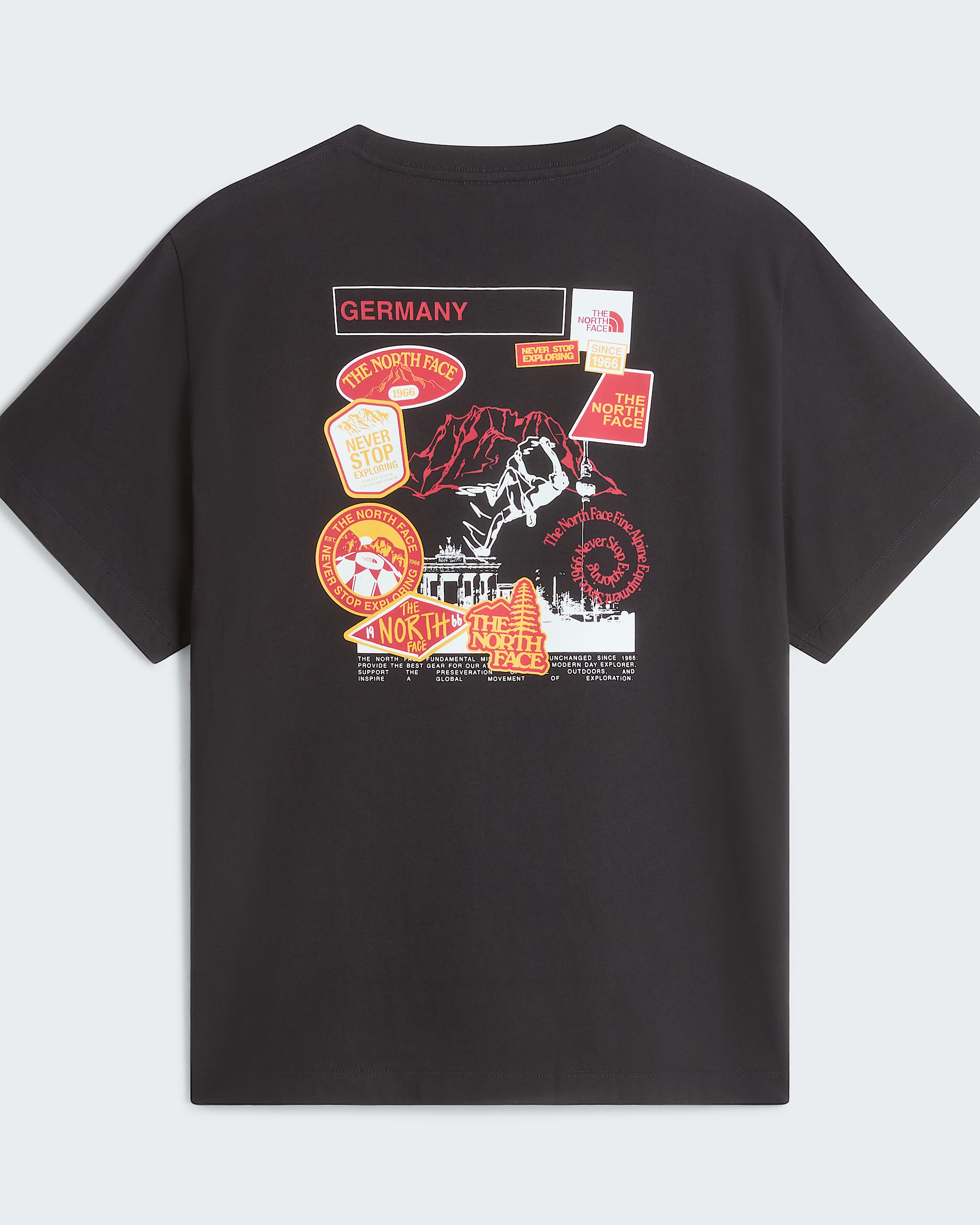Country Stickers Germany Relaxed Tshirt Unisex TNF ALT31