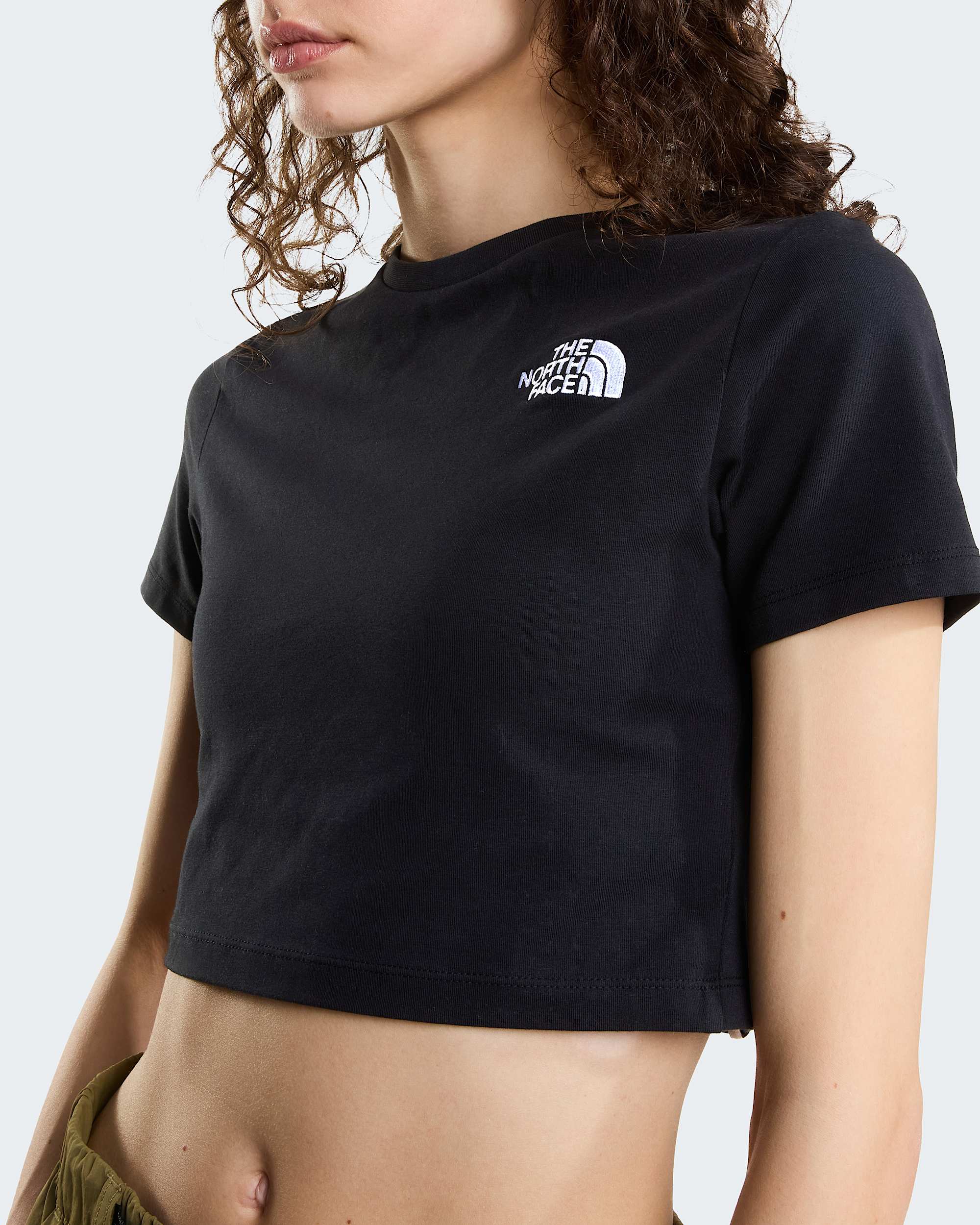 Kurzgeschnittenes TShirt fr Damen TNF alt8