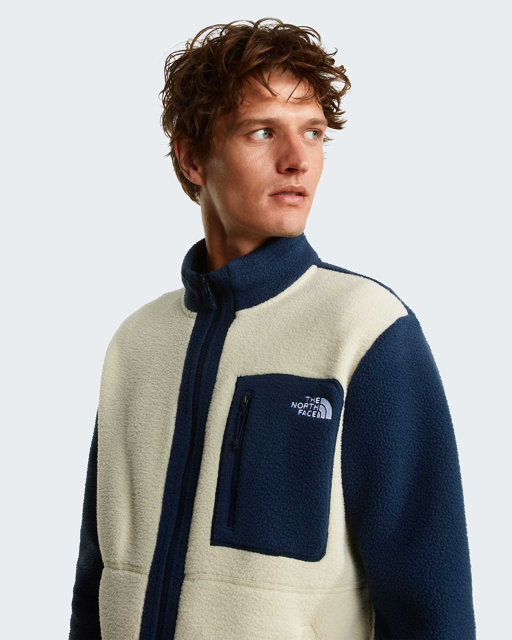 Yumiori Fleecejacke mit durchgehendem RV fr Herren TNF alt9