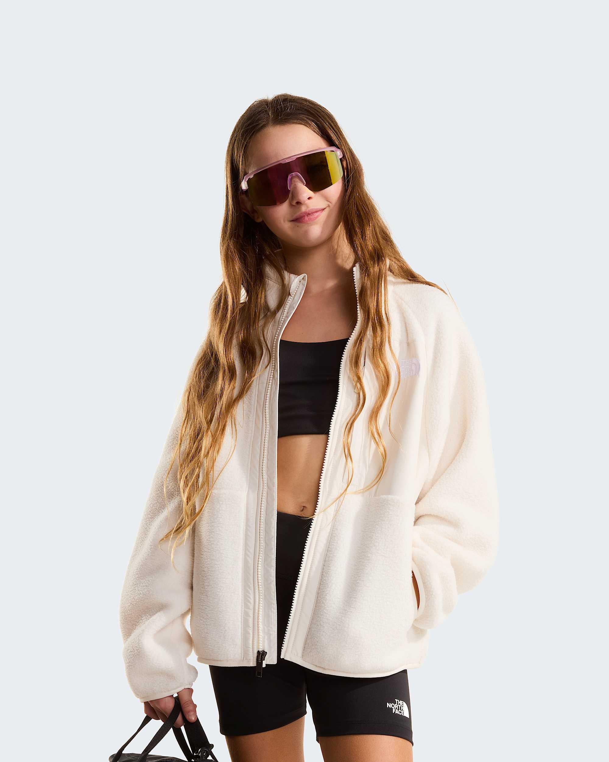 Veste en polaire zippe Yumiori pour fille TNF alt13