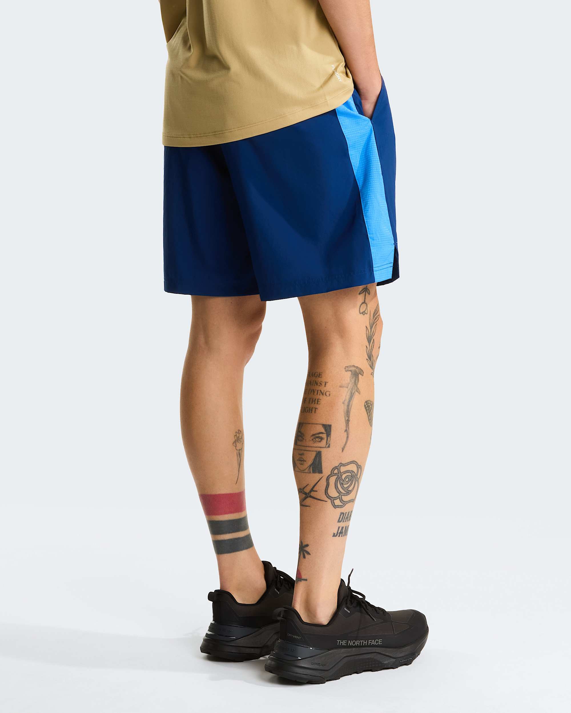 247 Shorts mit Colourblocking fr Herren TNF alt7
