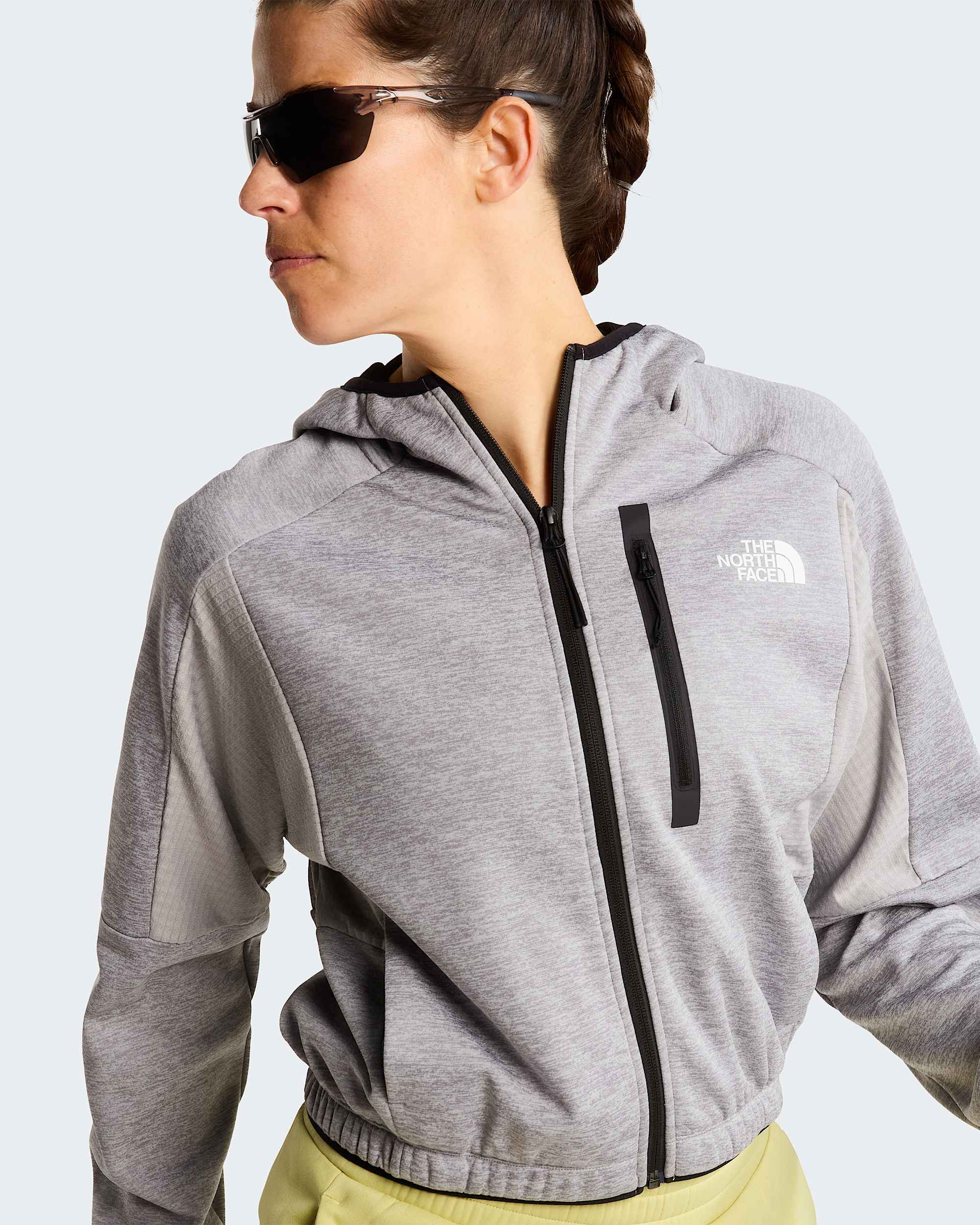 Pile Mountain Athletics con cappuccio e cerniera integrale da donna TNF alt12