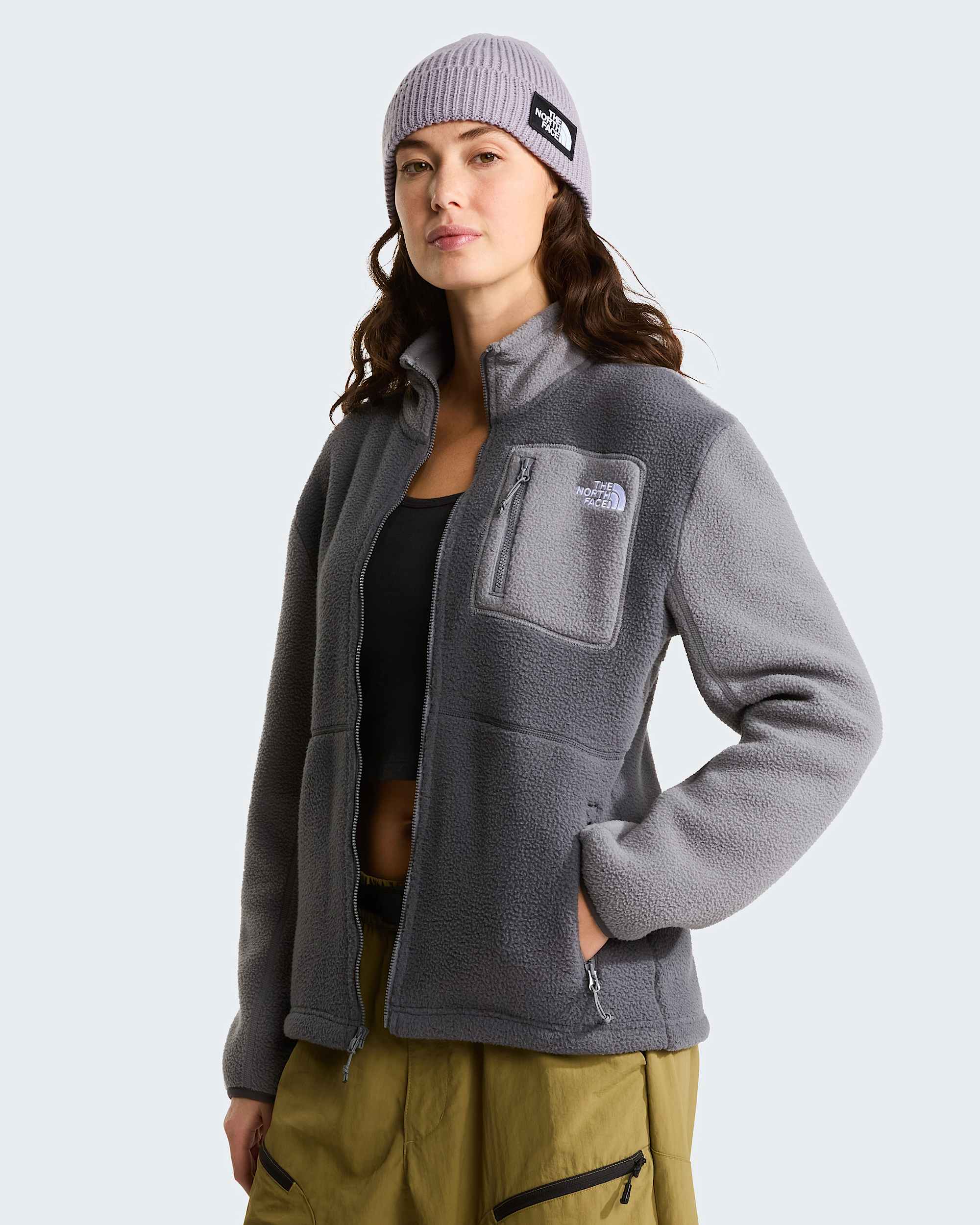 Womens Yumiori FullZip Fleece Jacket TNF alt8