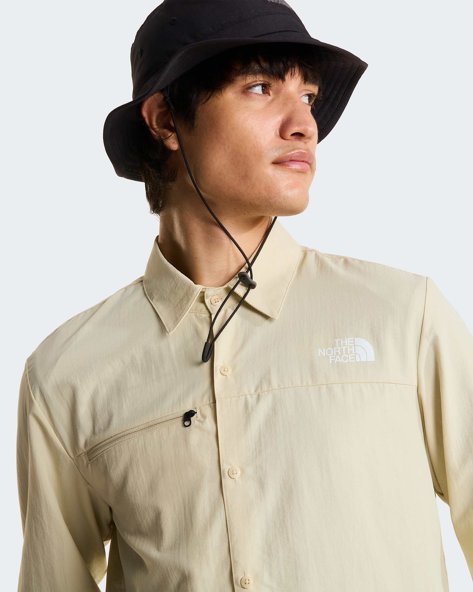 Mens Packable LongSleeve Shirt TNF alt9