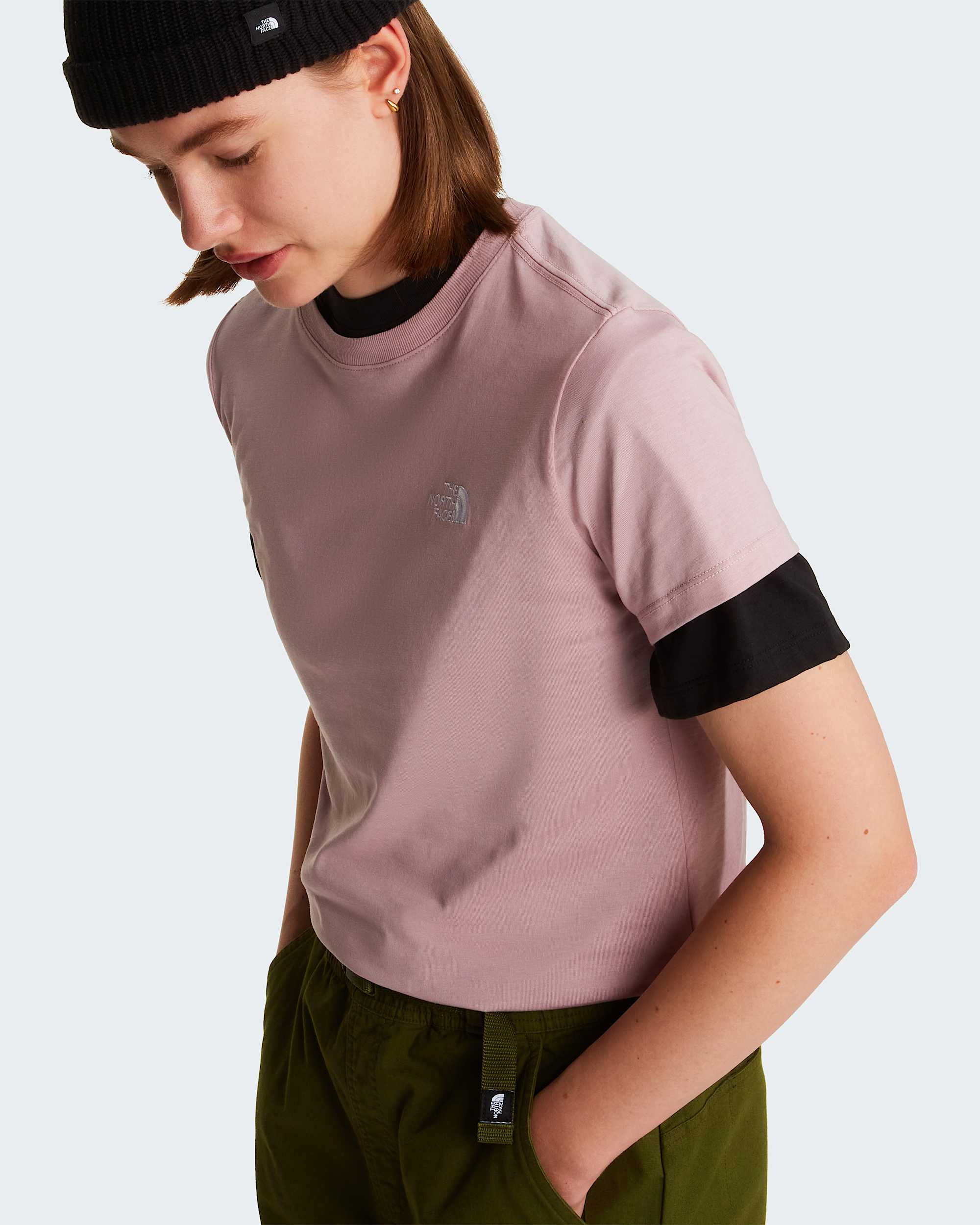 Womens Evolution Simple Dome Slim TShirt TNF alt9