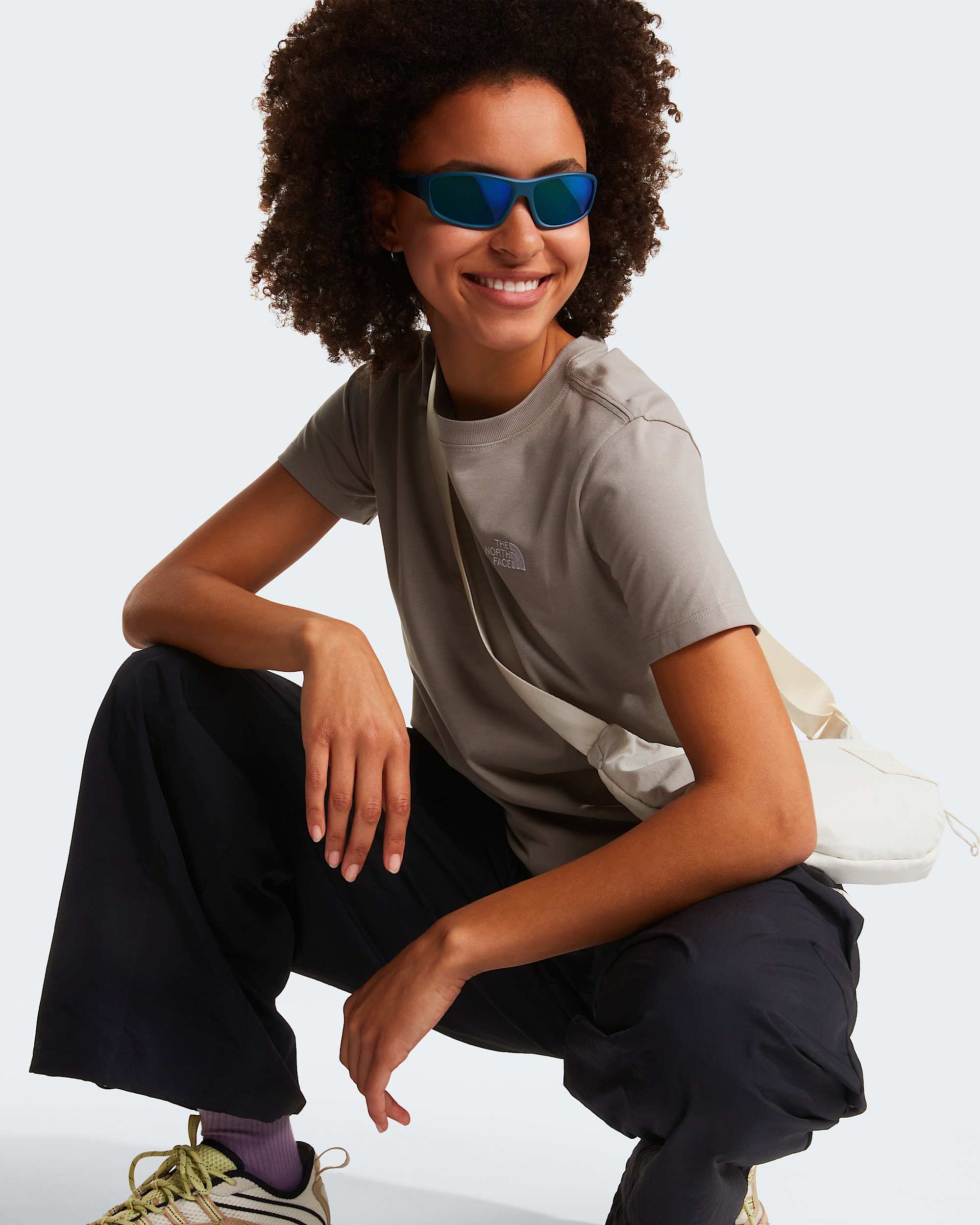 Womens Evolution Simple Dome Slim TShirt TNF alt9
