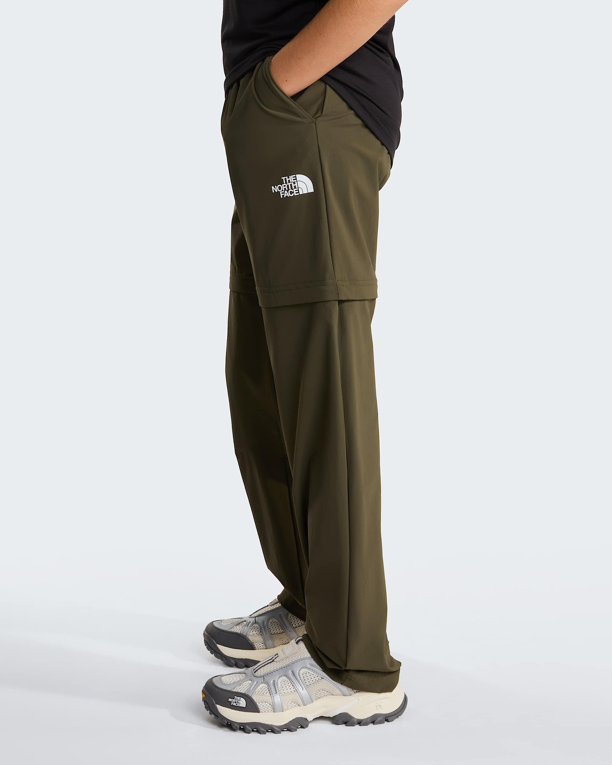 Leichte ZipoffWanderhosen fr Jugendliche TNF alt15