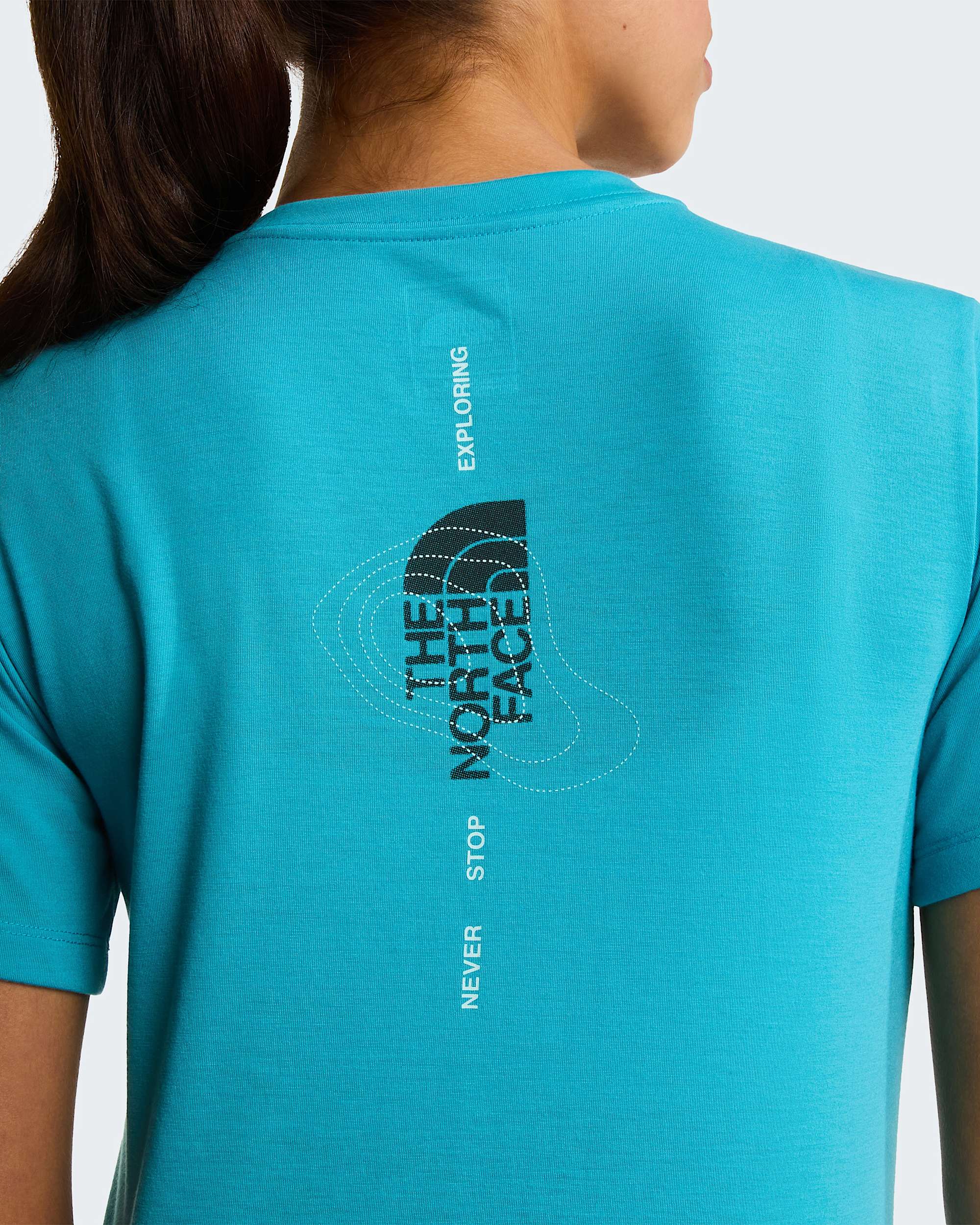 Camiseta con logotipo grfico y logotipo Bitmap para mujer TNF alt9