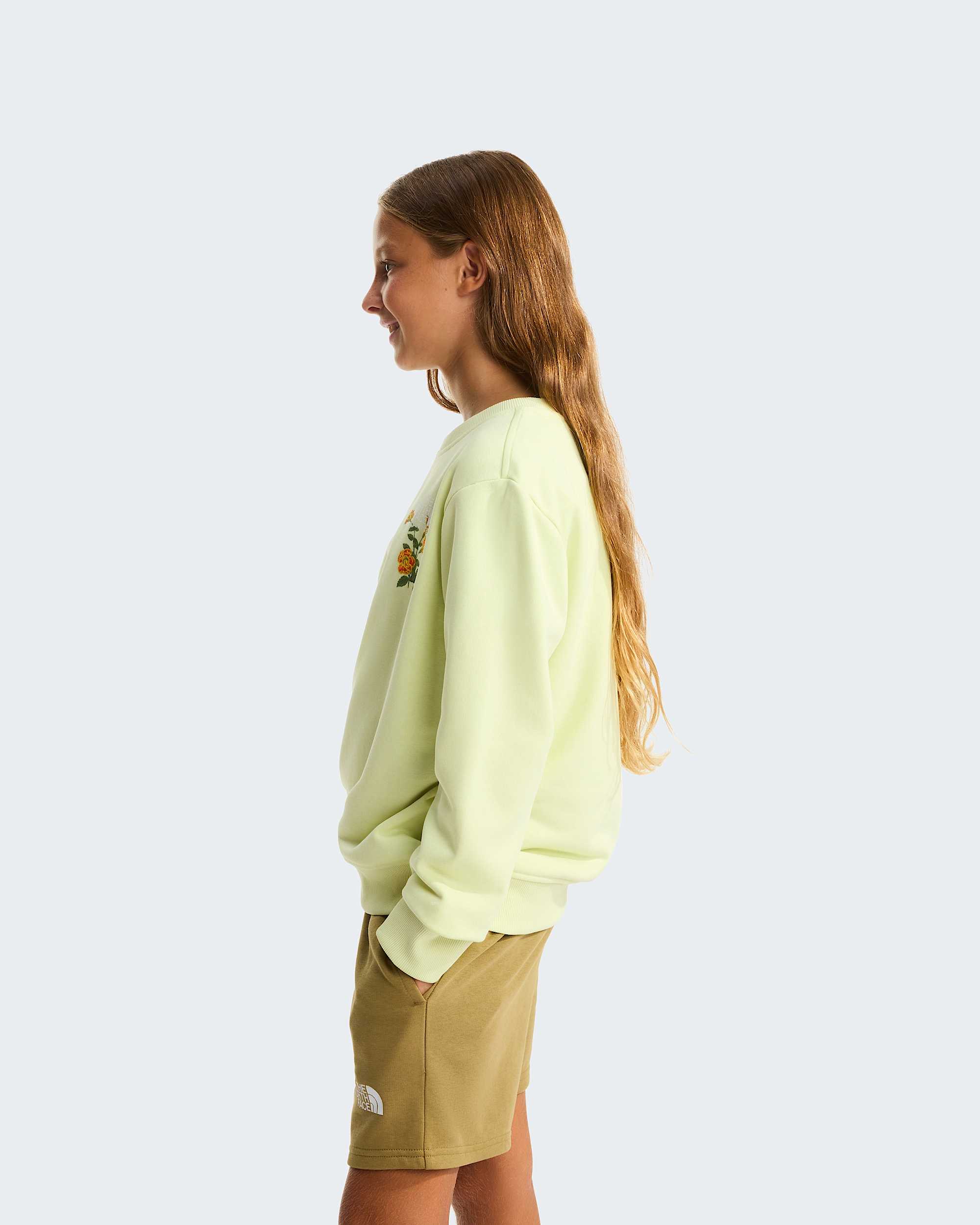 Flora relaxt geschnittenes Sweatshirt fr Mdchen TNF alt6