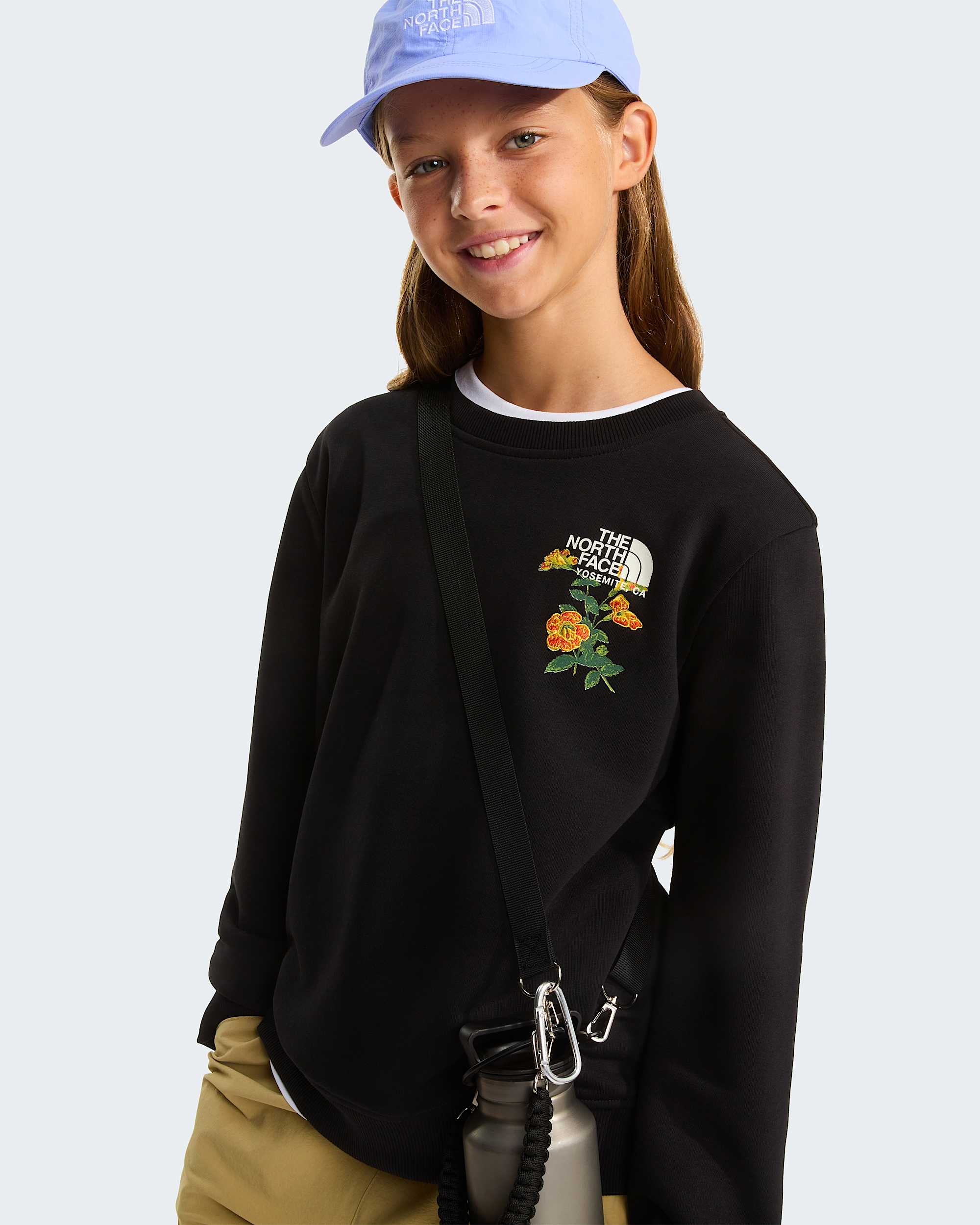 Sweat dcontract Flora pour fille TNF alt9