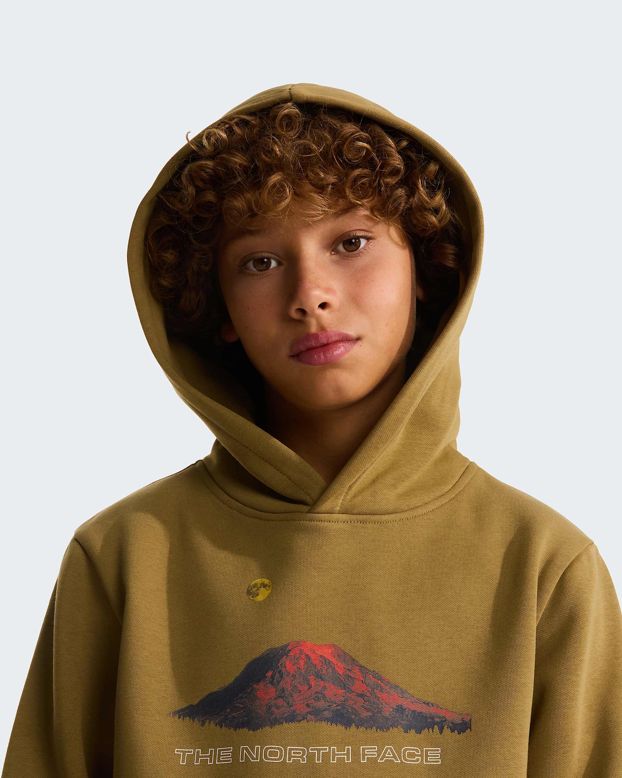Mountain Night relaxt geschnittener Kapuzenpulli fr Jungen TNF alt8