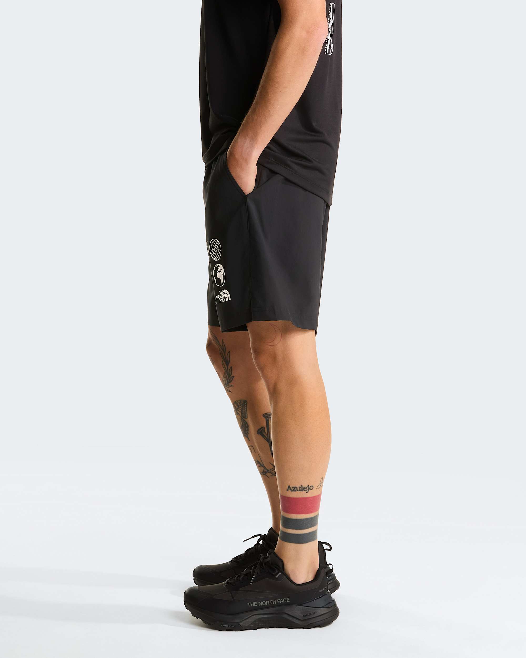 247 7ZollShorts mit Grafik fr Herren TNF alt6