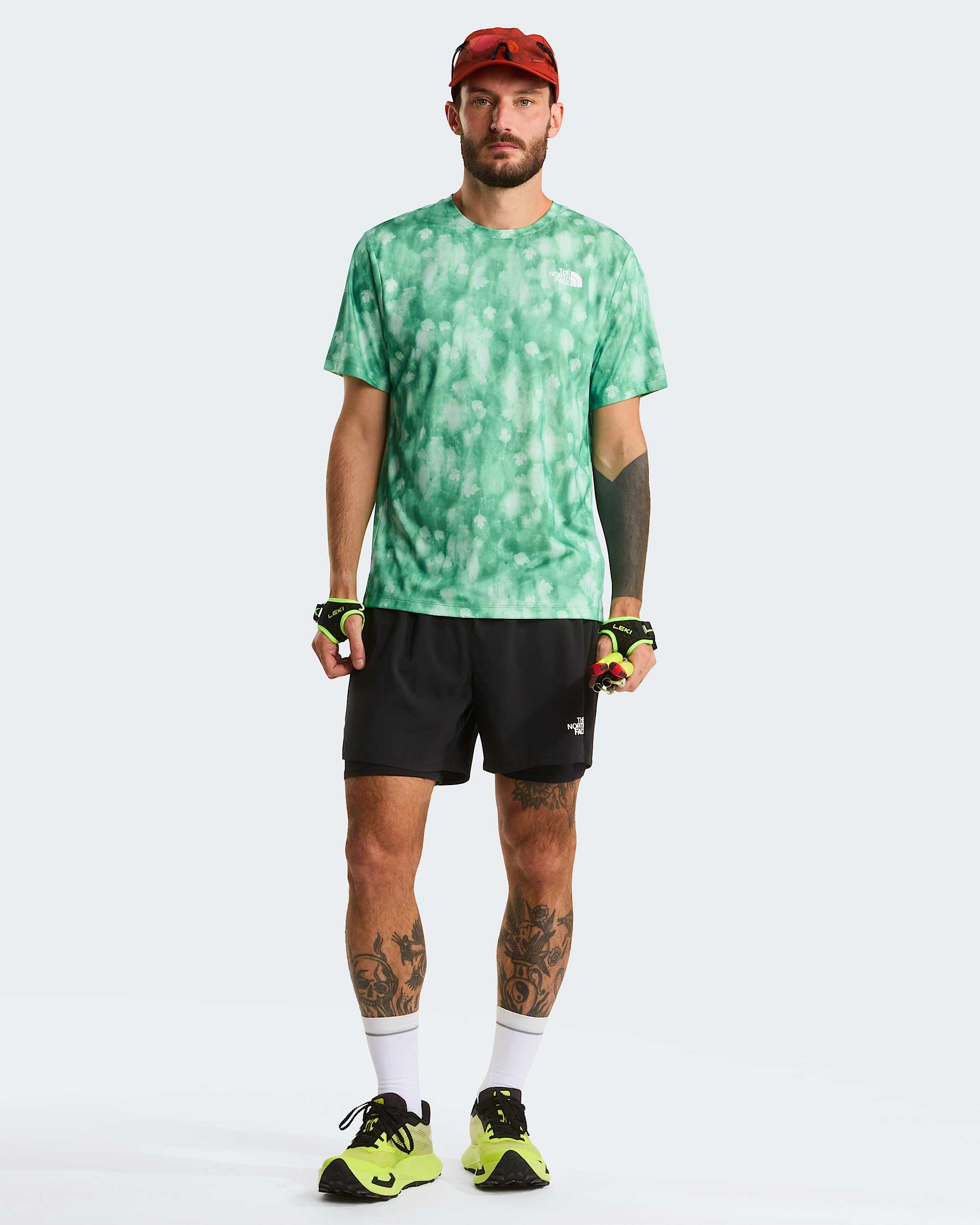 Regular 247Tshirt met print voor heren TNF alt8