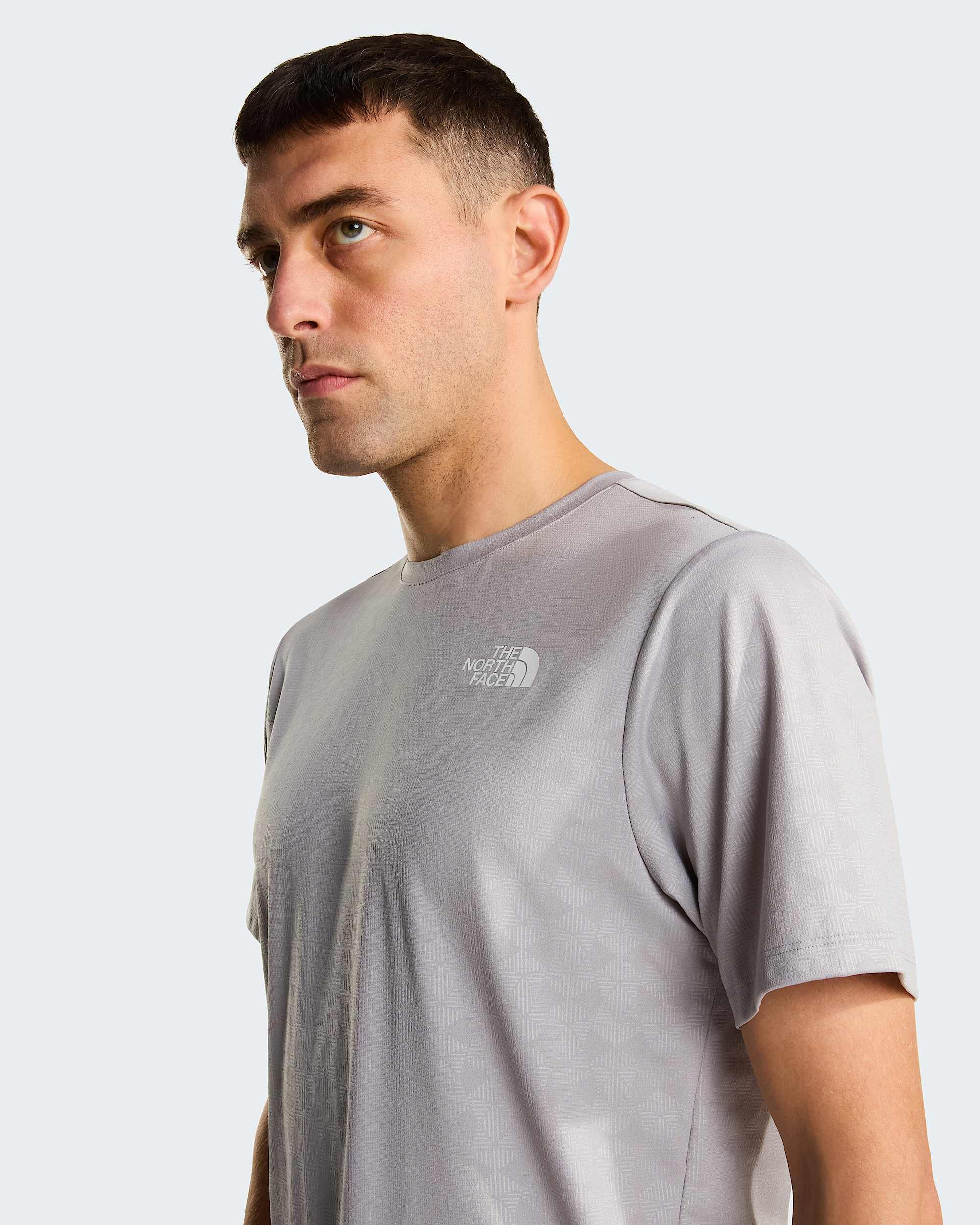 Mens 247 Pentadome Embossed Regular TShirt TNF alt8
