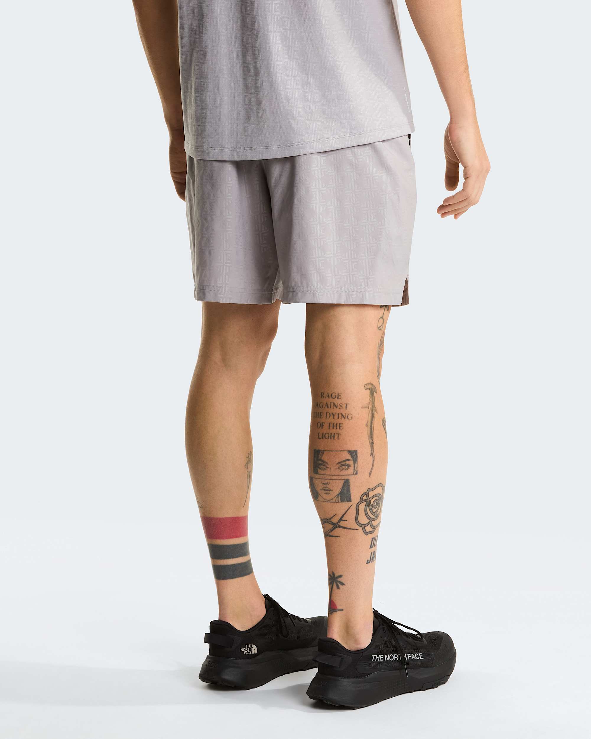 Pantaln corto con estampado en relieve Pentadome 247 de 178 cm para hombres TNF alt7