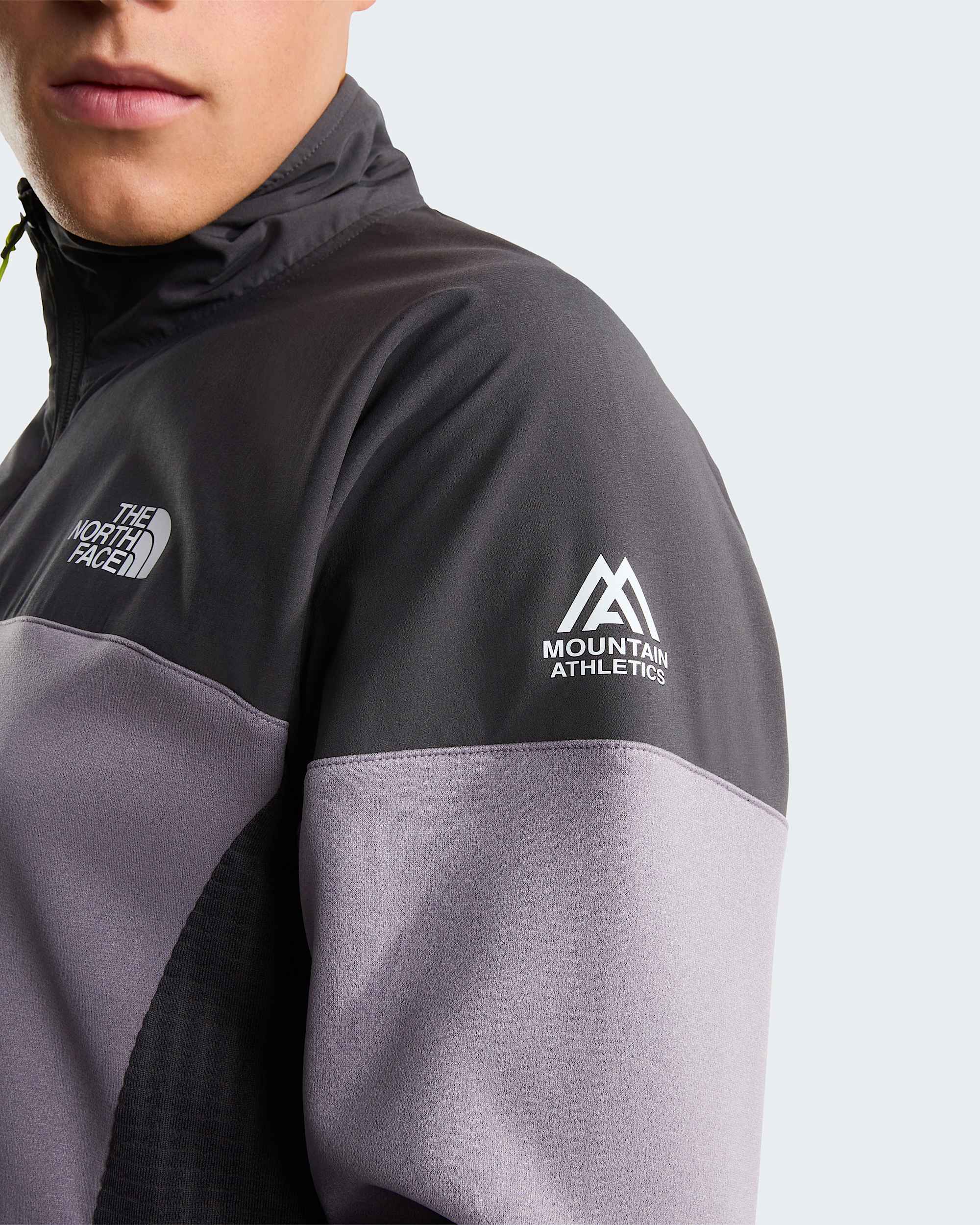 Polaire  col zipp Mountain Athletics pour homme TNF alt8