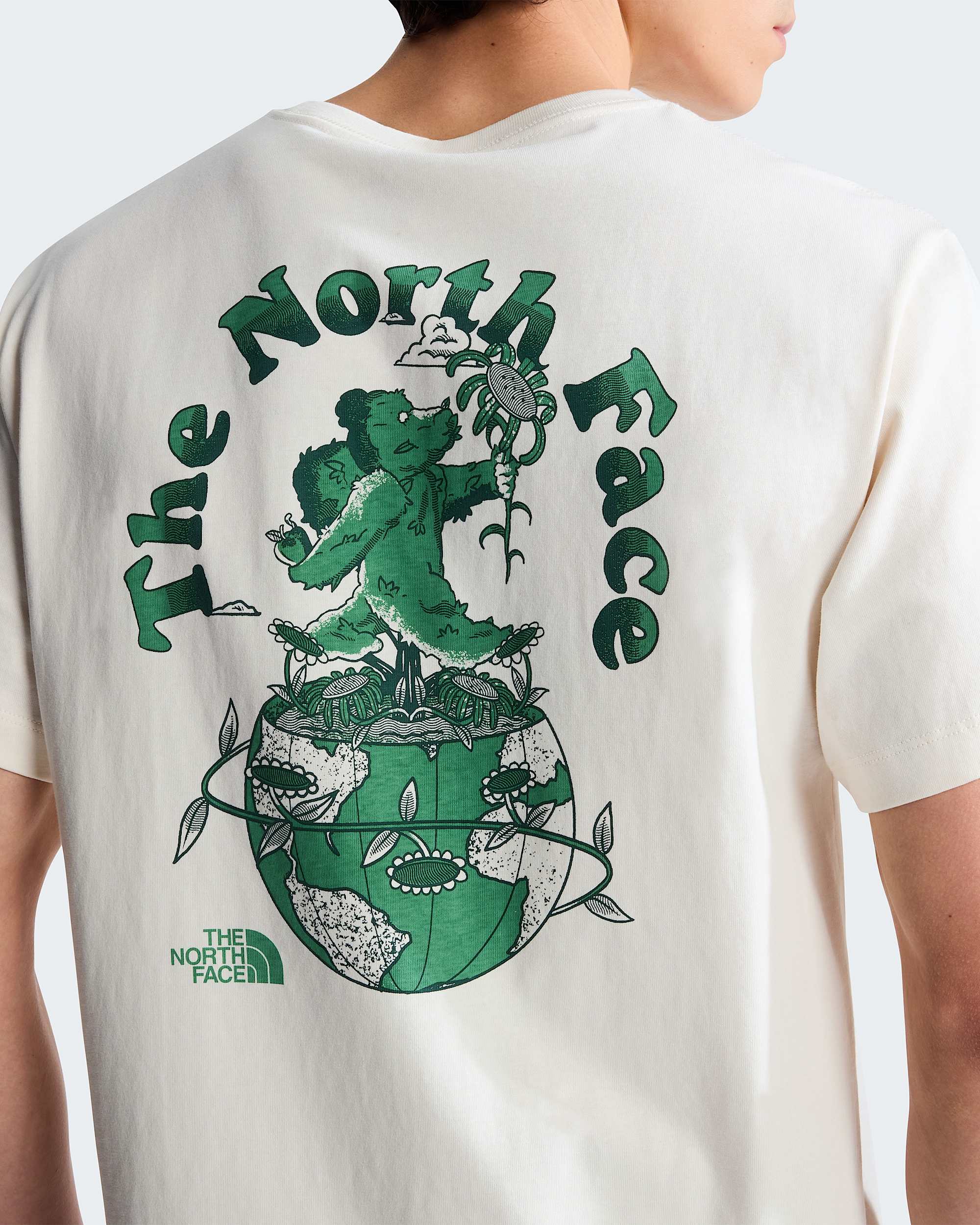 Mens Retro Earth Relaxed Graphic TShirt TNF alt9