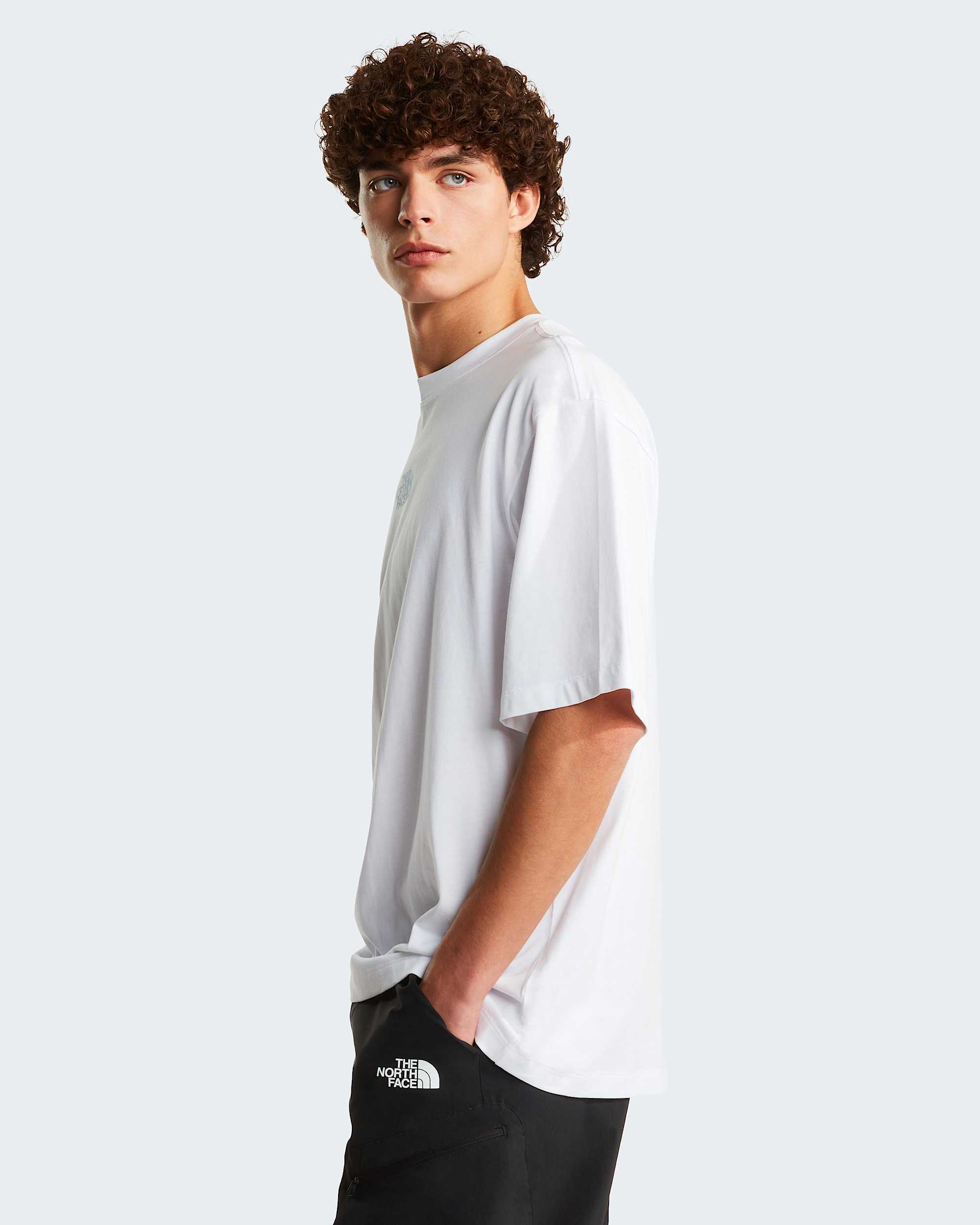 Mens Liquid Logo Oversized Graphic TShirt TNF alt6