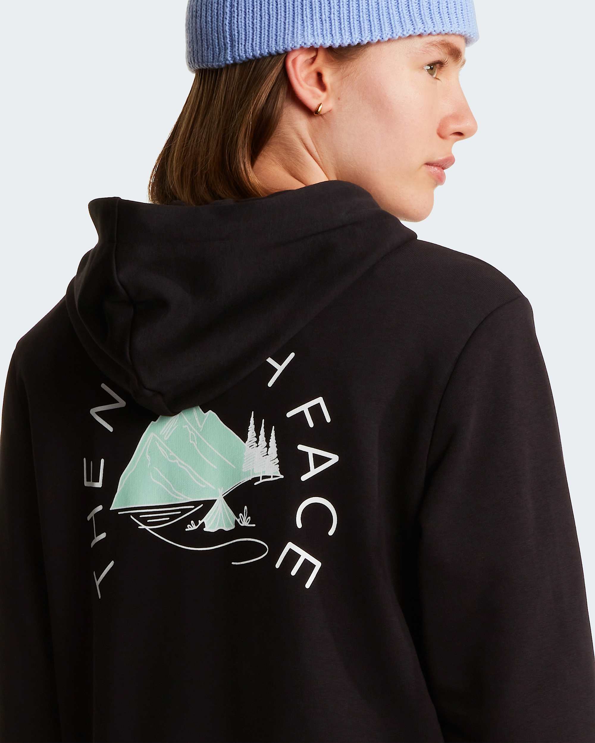 Womens Monte Regular Graphic Hoodie TNF alt10