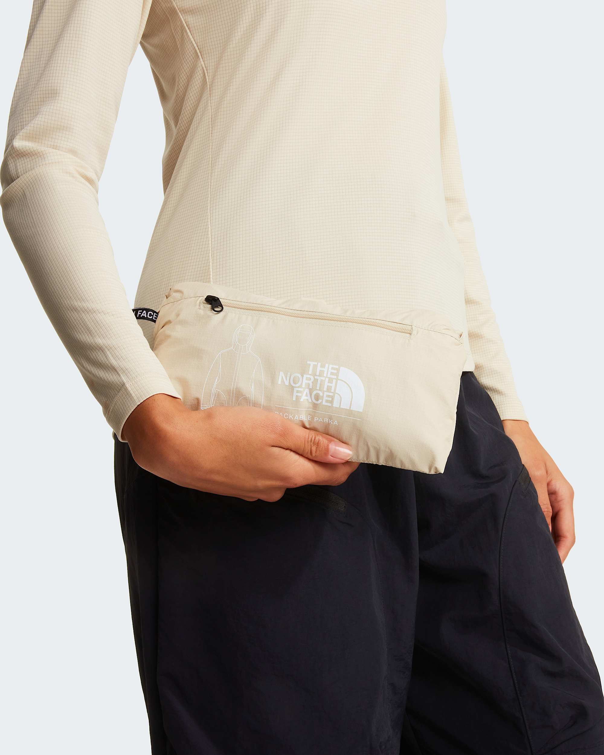 Guscio parka ripiegabile da donna TNF alt14
