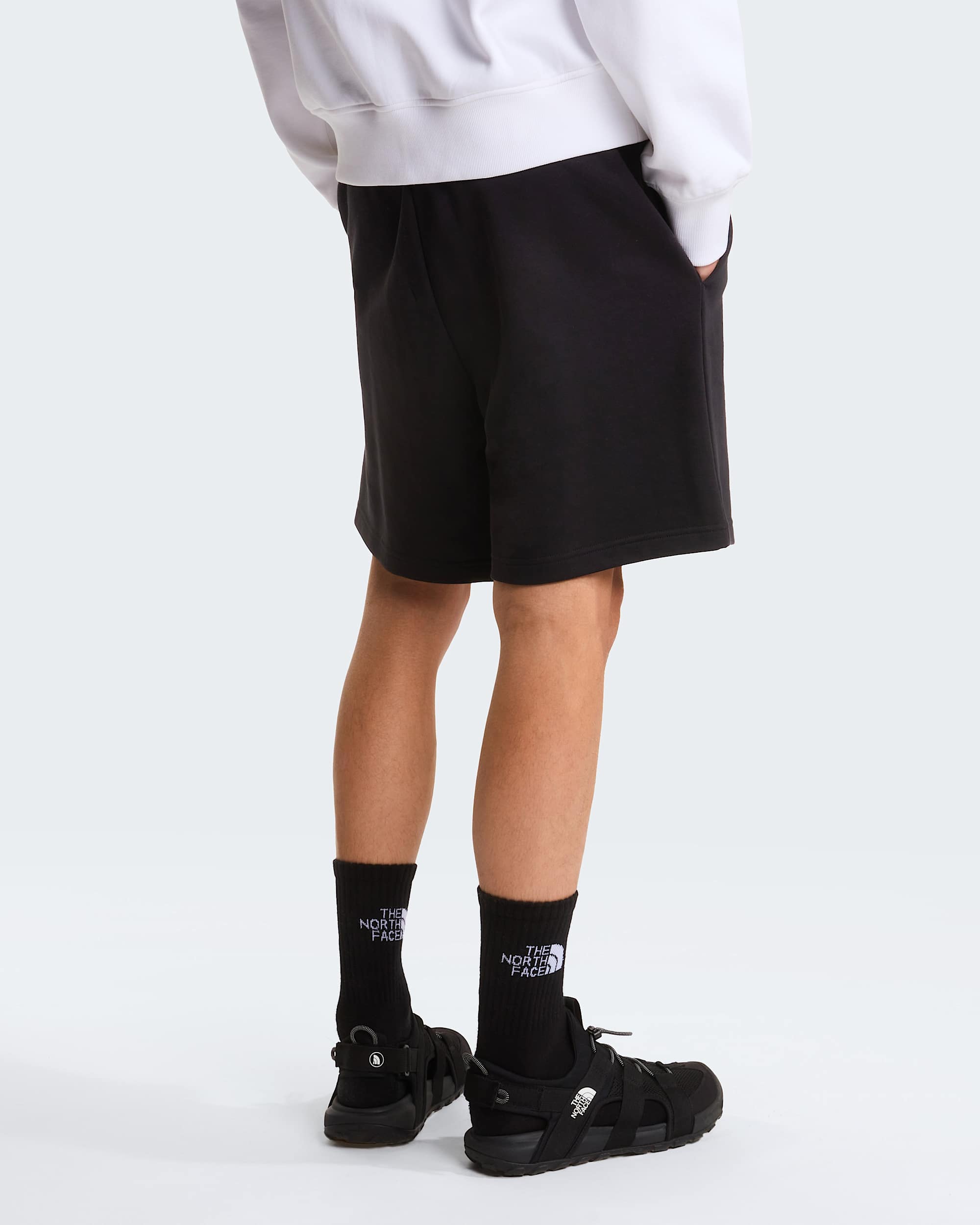 NSE Box leichte  normal geschnittene Shorts fr Herren TNF alt7