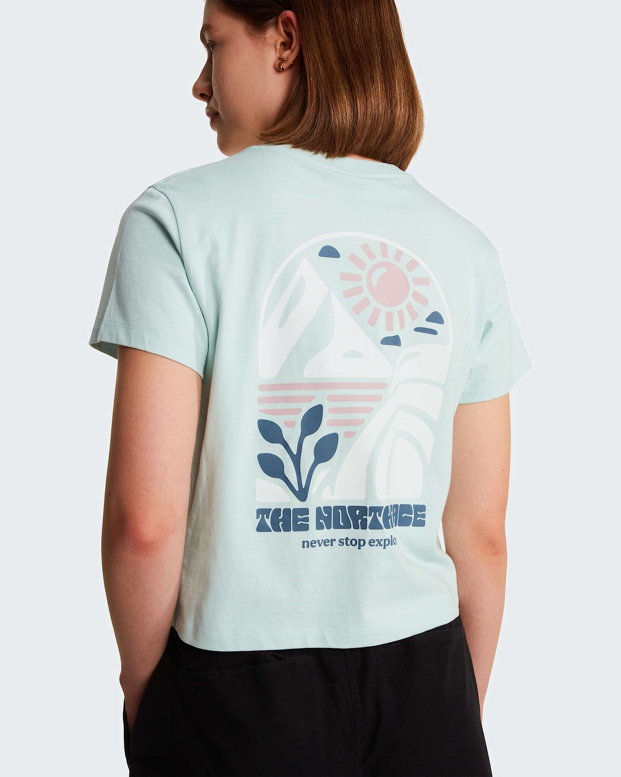 Sun Regular Graphic Tshirt voor dames TNF alt8