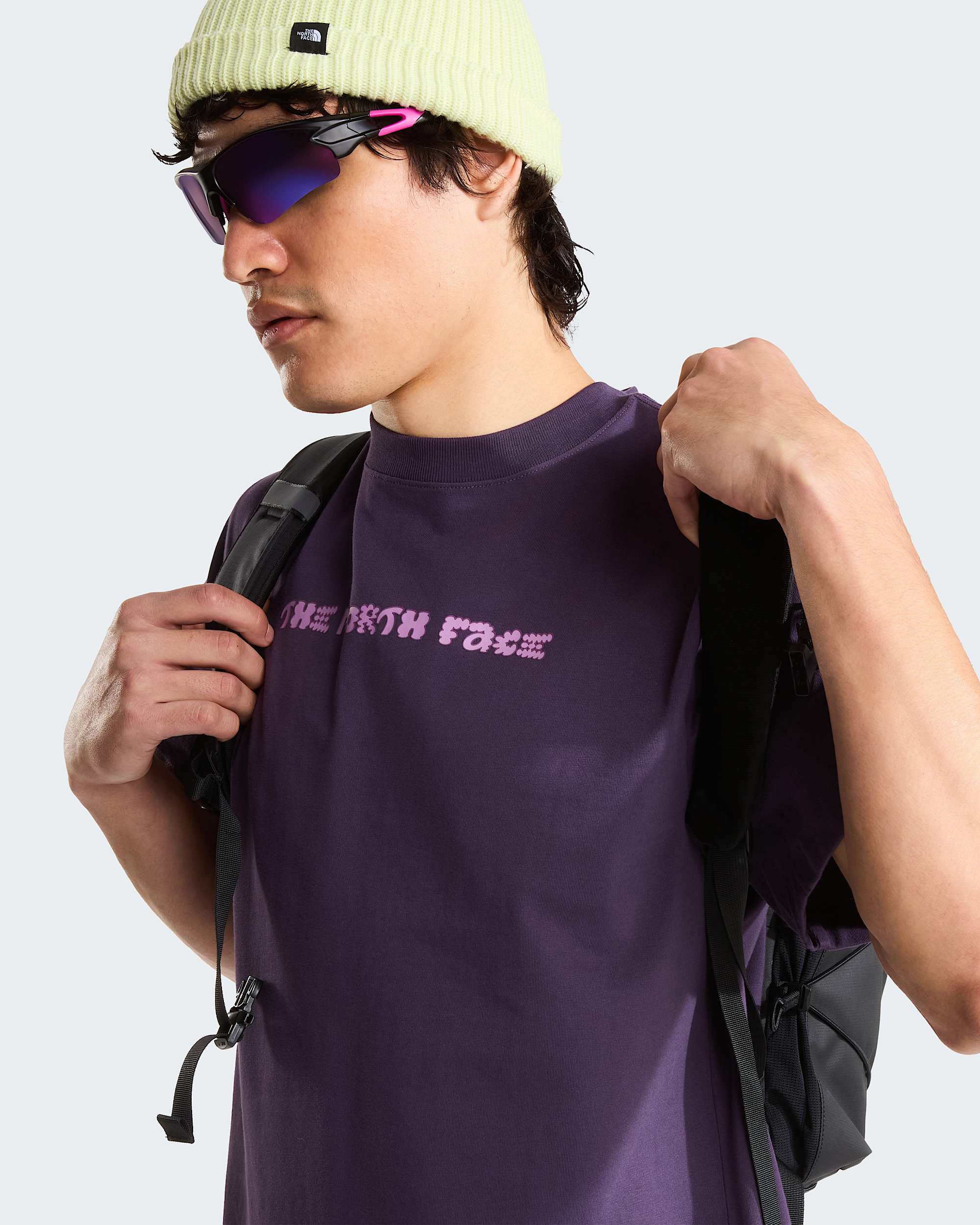 Logo Twist Relaxed Graphic Tshirt voor heren TNF alt9