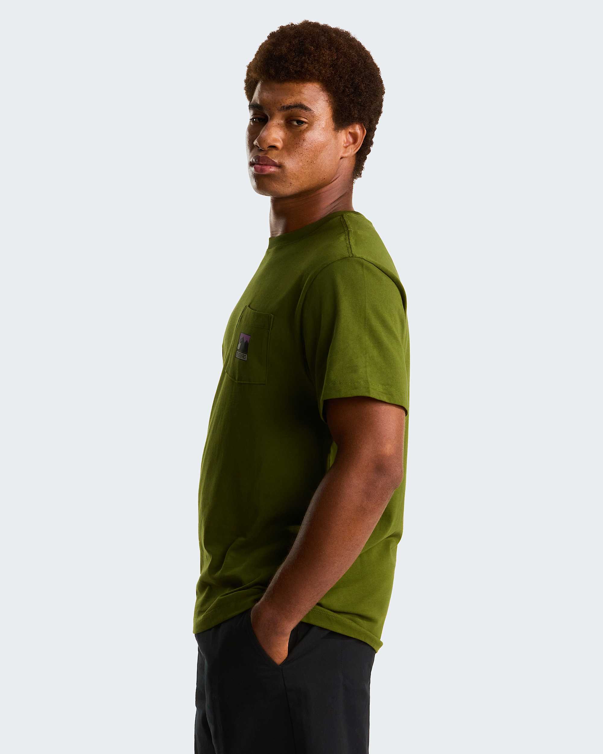 Mens Mountain Logo Relaxed Graphic TShirt TNF alt6