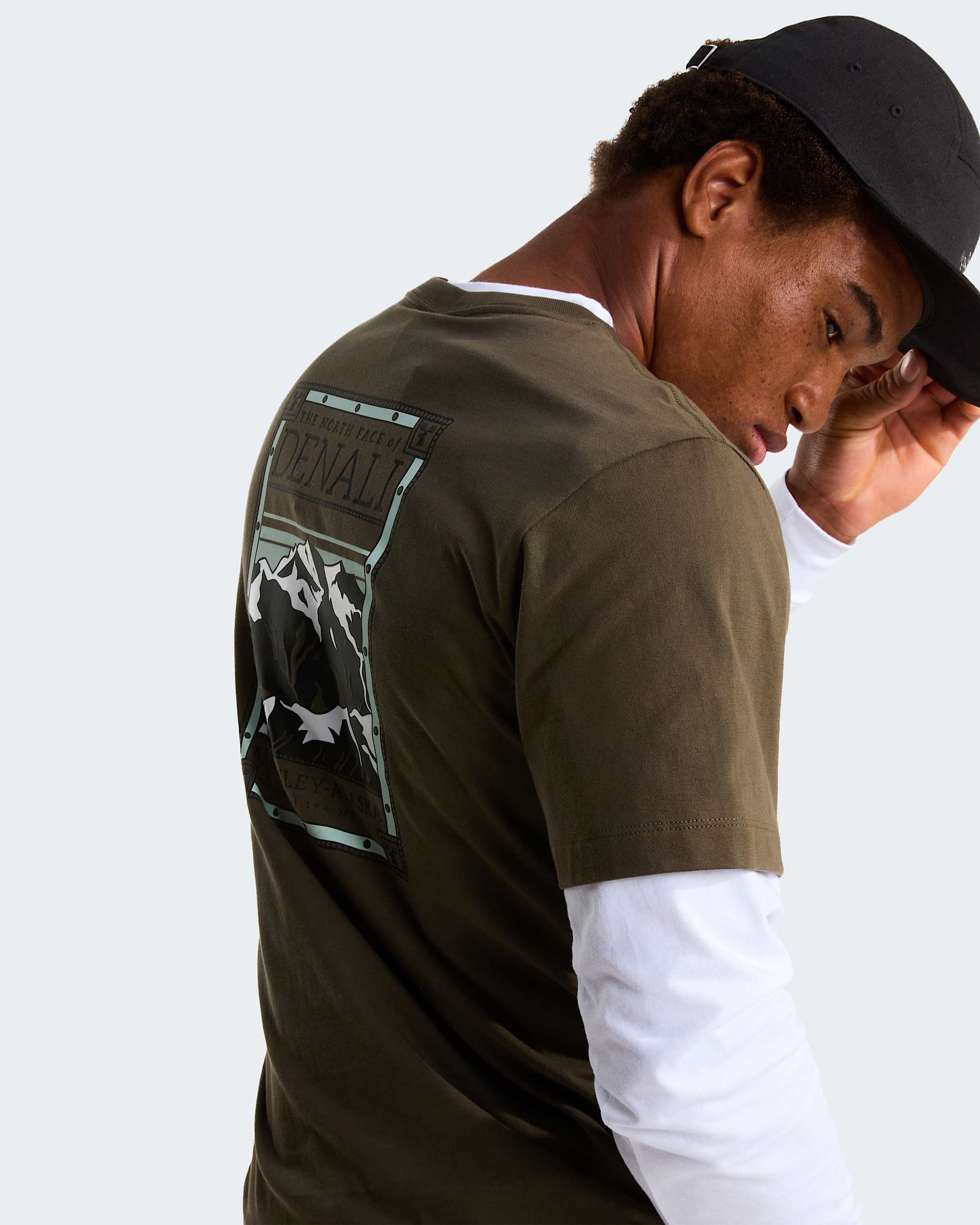 North Faces normal geschnittenes TShirt mit Grafik fr Herren TNF alt10