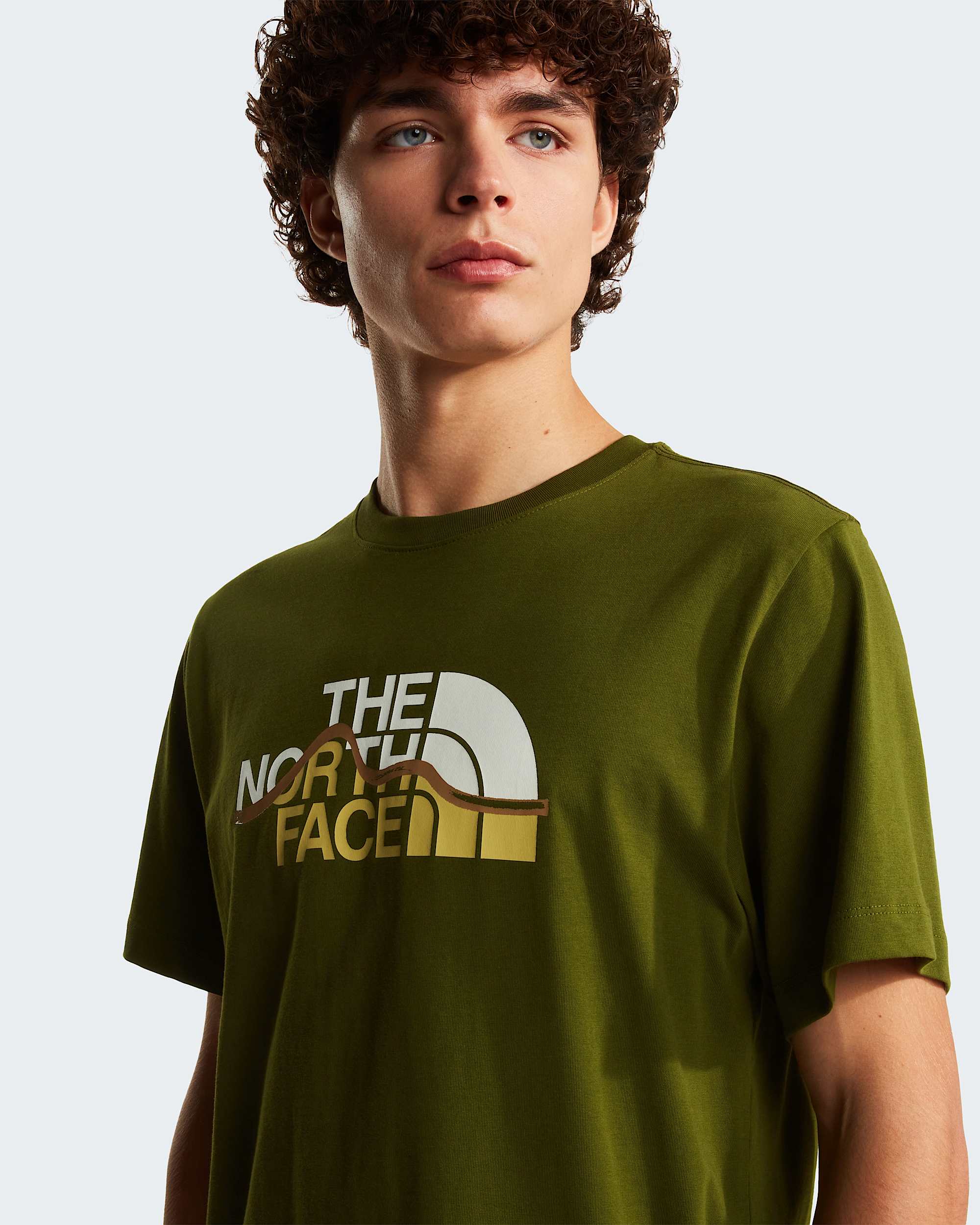 Mountain Line Regular Graphic TShirt voor heren TNF alt8