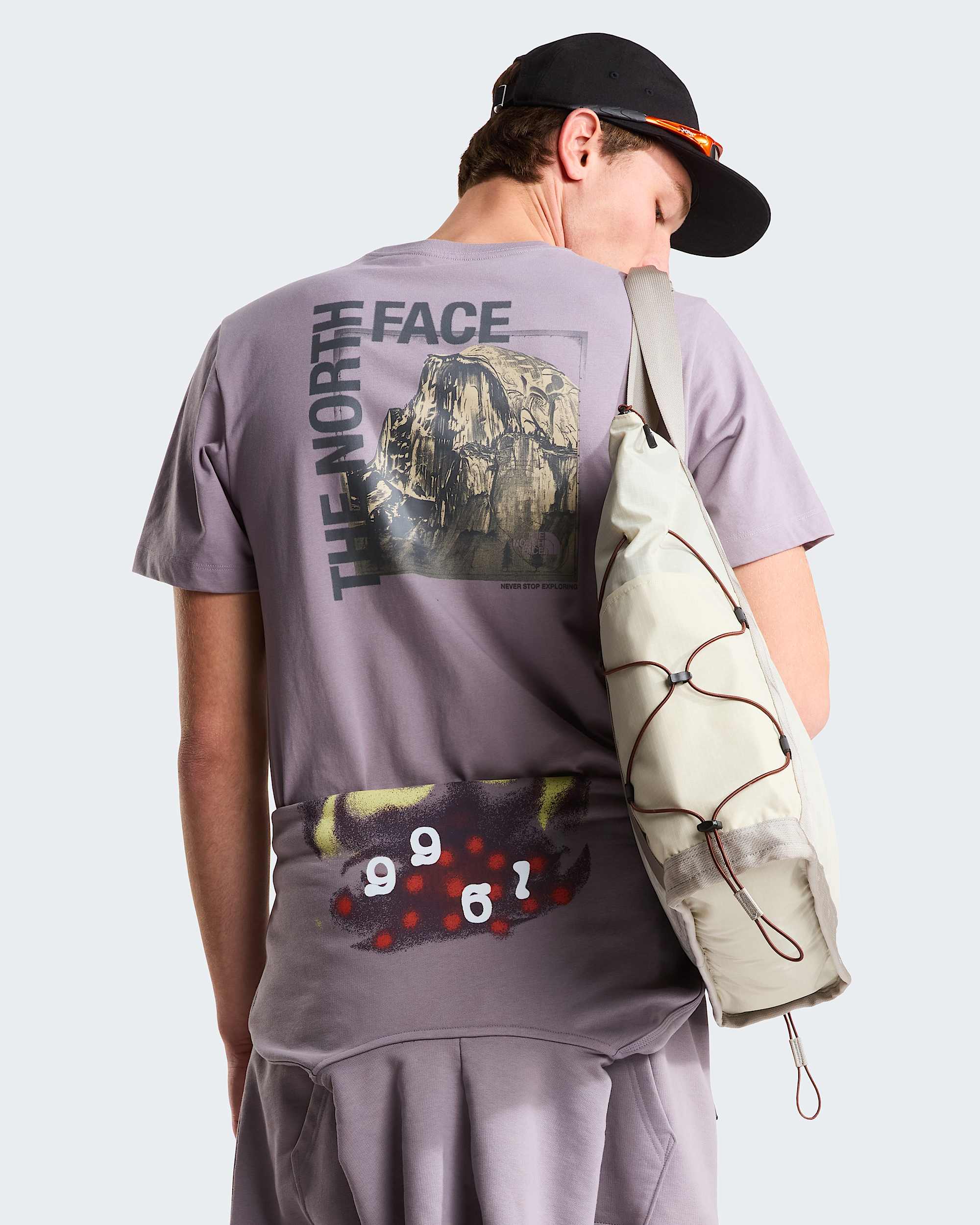 Mens Half Dome Photo Regular Graphic TShirt TNF alt10