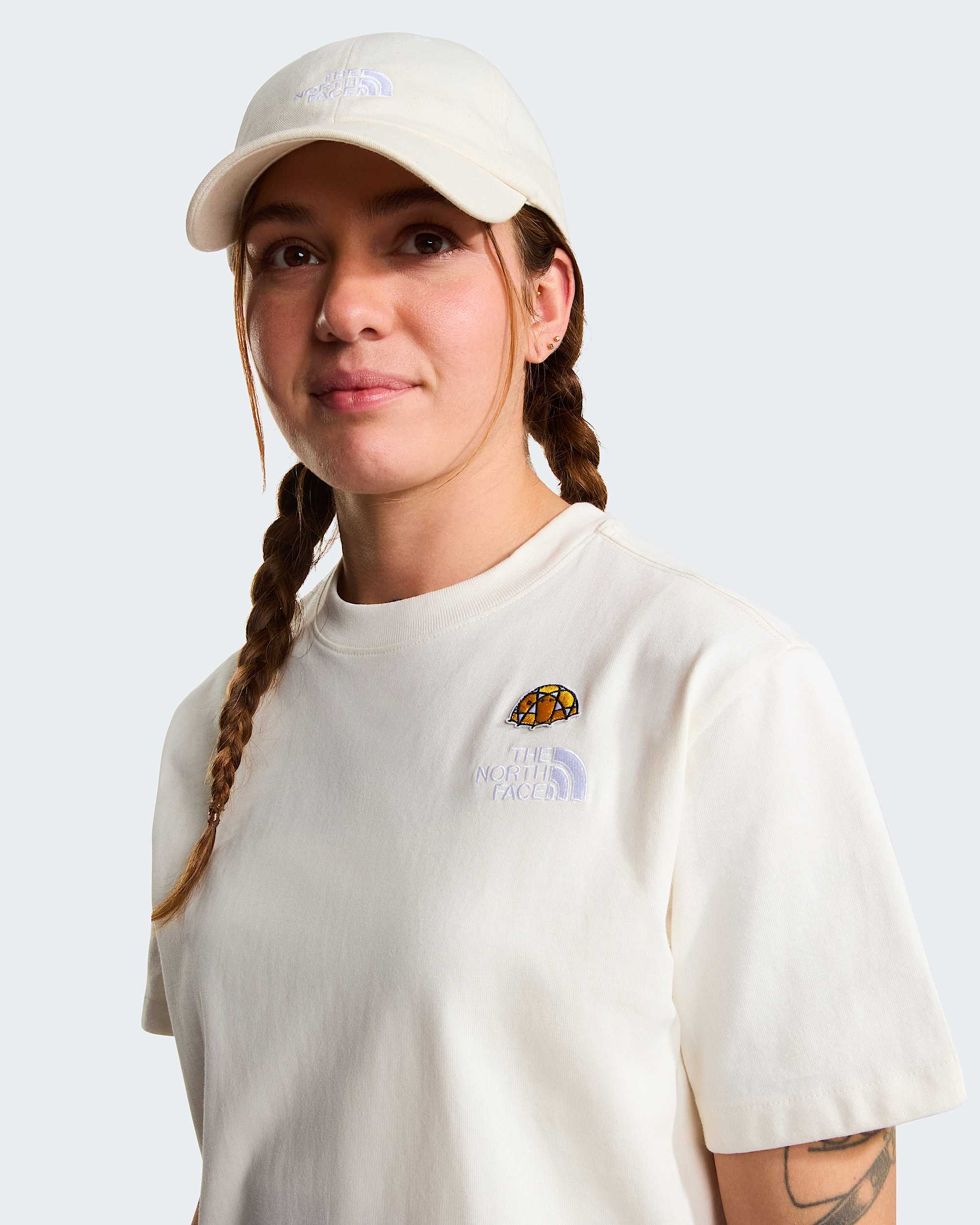 60e Jubileum Patch Relaxed TShirt voor dames TNF alt8