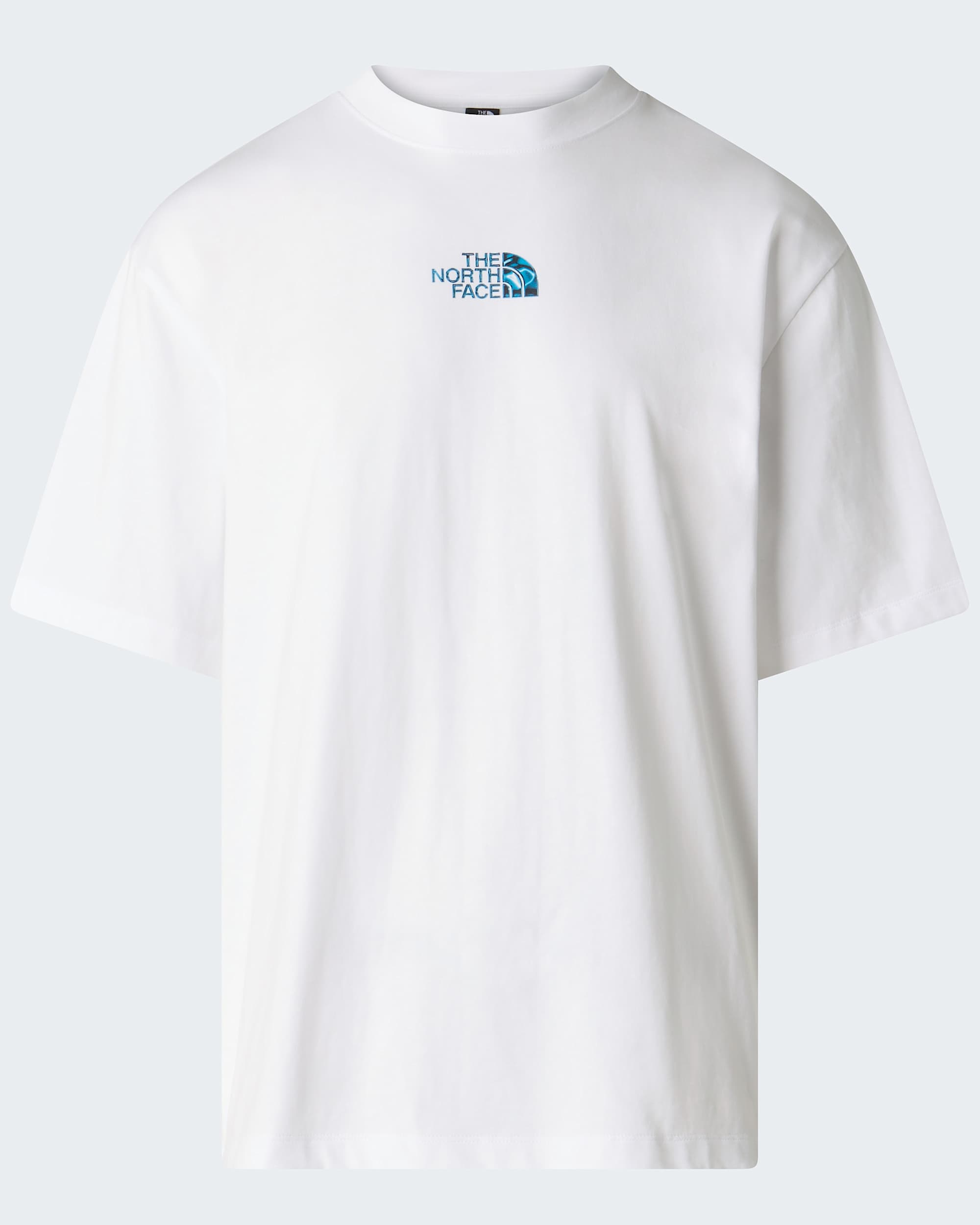 Mens Liquid Logo Oversized Graphic TShirt TNF hero