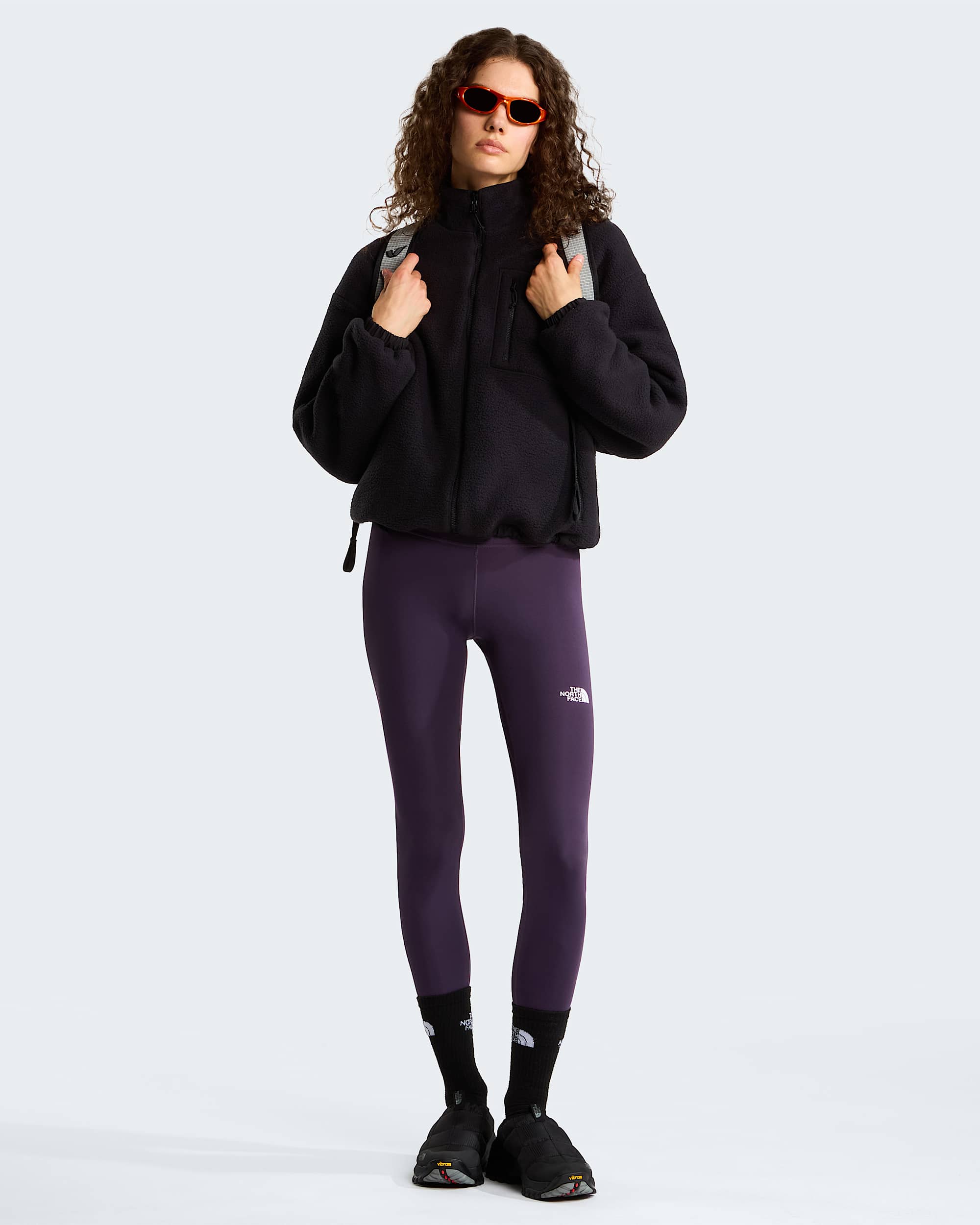 Dame Yumiori Vendbar Fleecejakke TNF alt2
