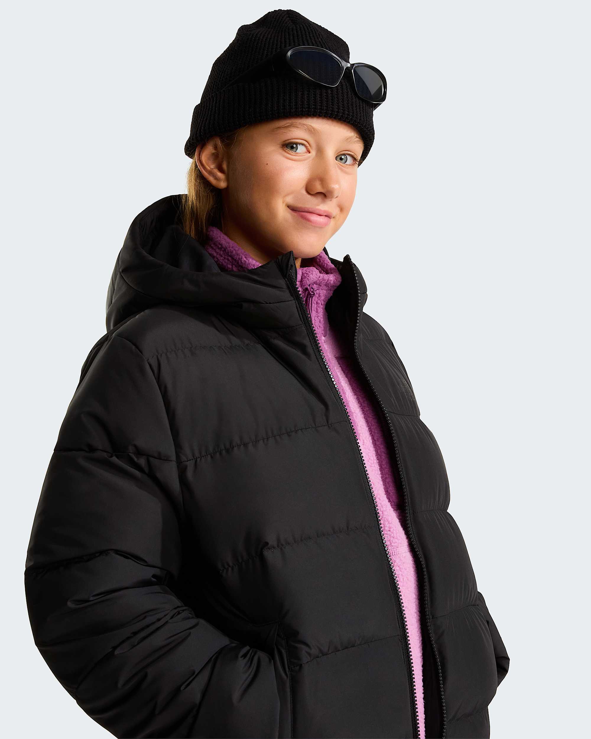 Chaqueta con capucha Frost Fall para jvenes TNF alt16