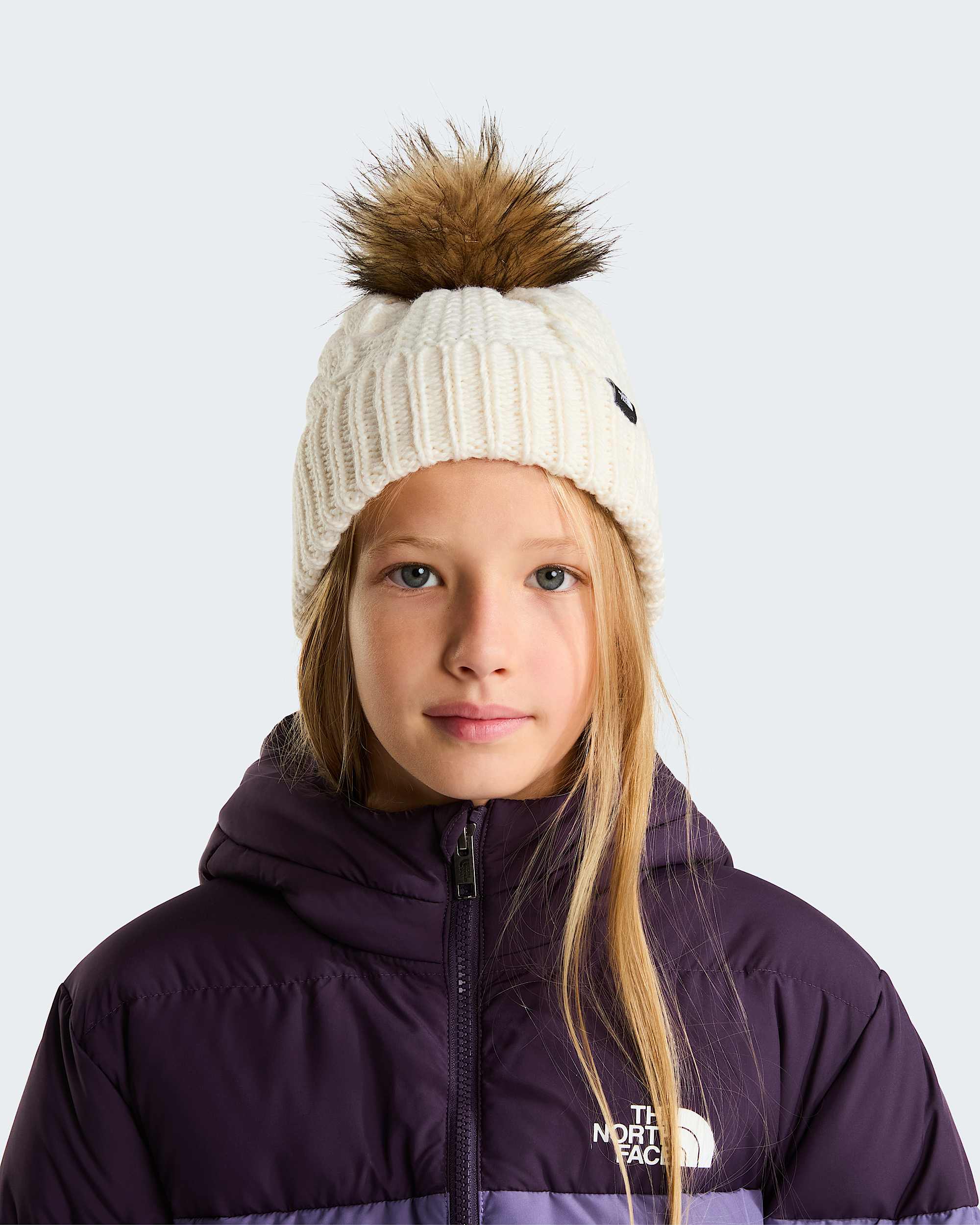 Berretto con pompon OhMega da bambini TNF alt1