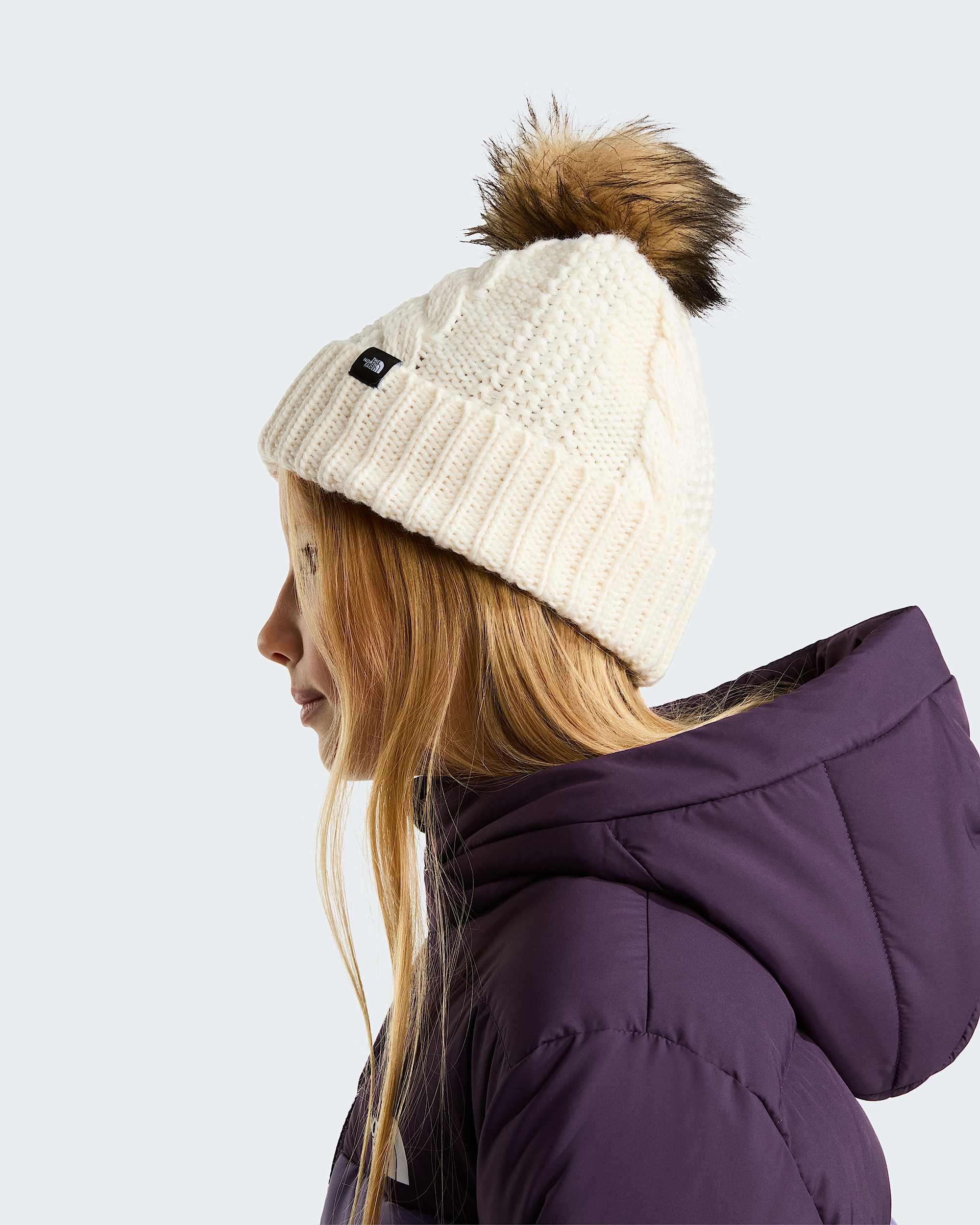 Berretto con pompon OhMega da bambini TNF alt3