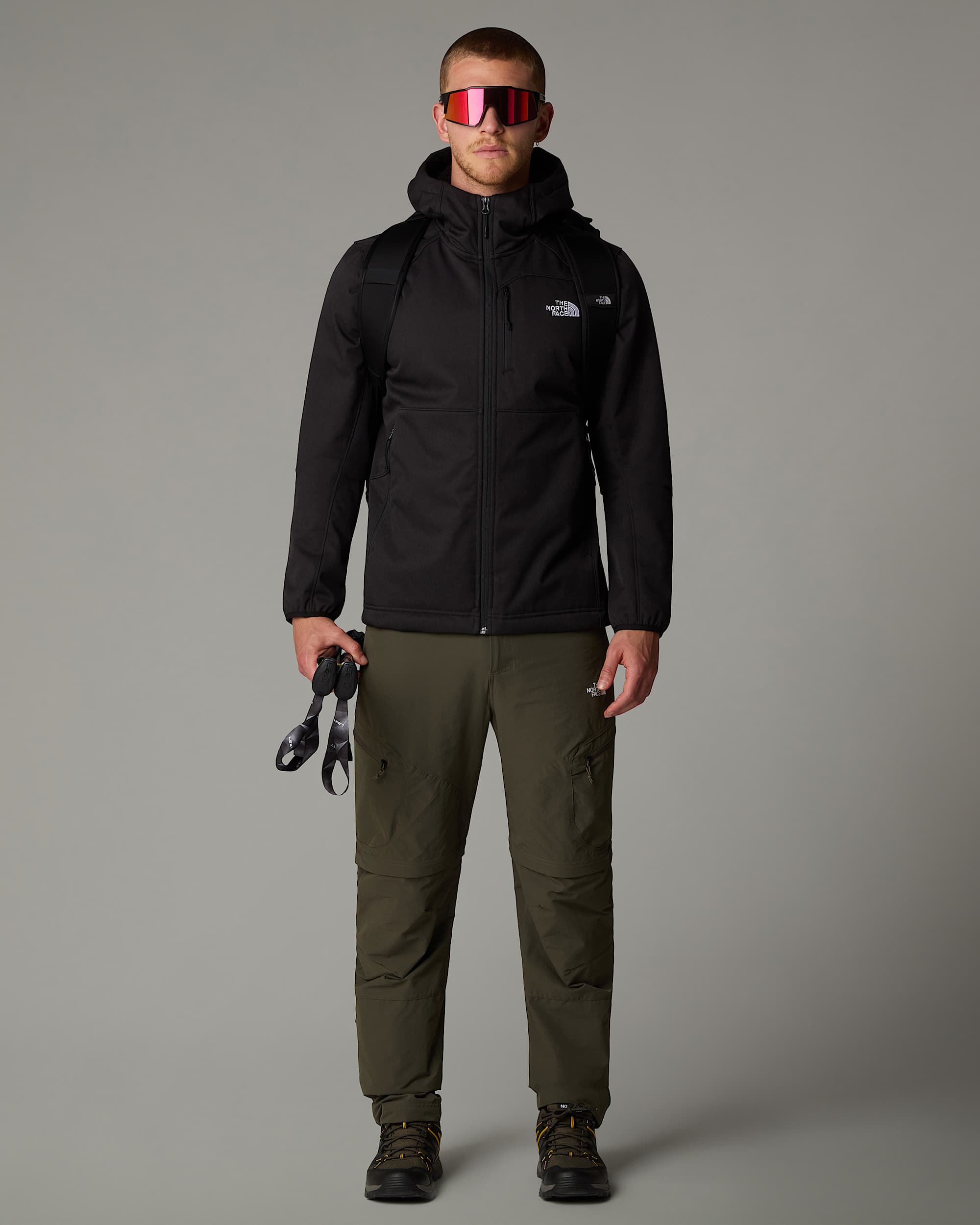 Veste  capuche Quest en softshell pour homme TNF alt8