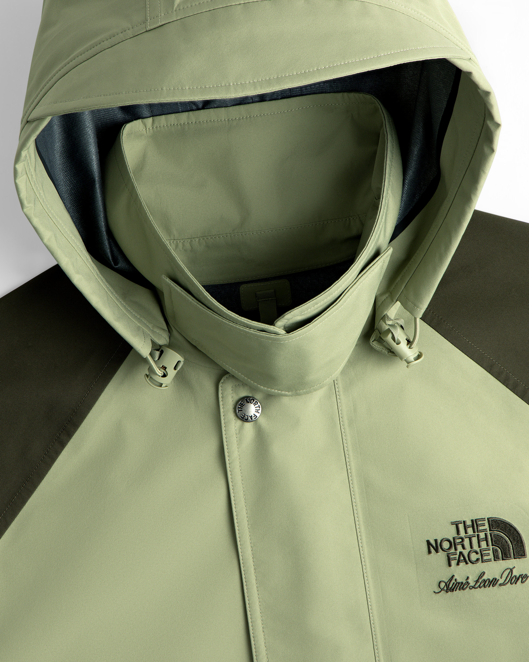 TNF X Aim Leon Dore GORETEX trenchcoat TNF alt2