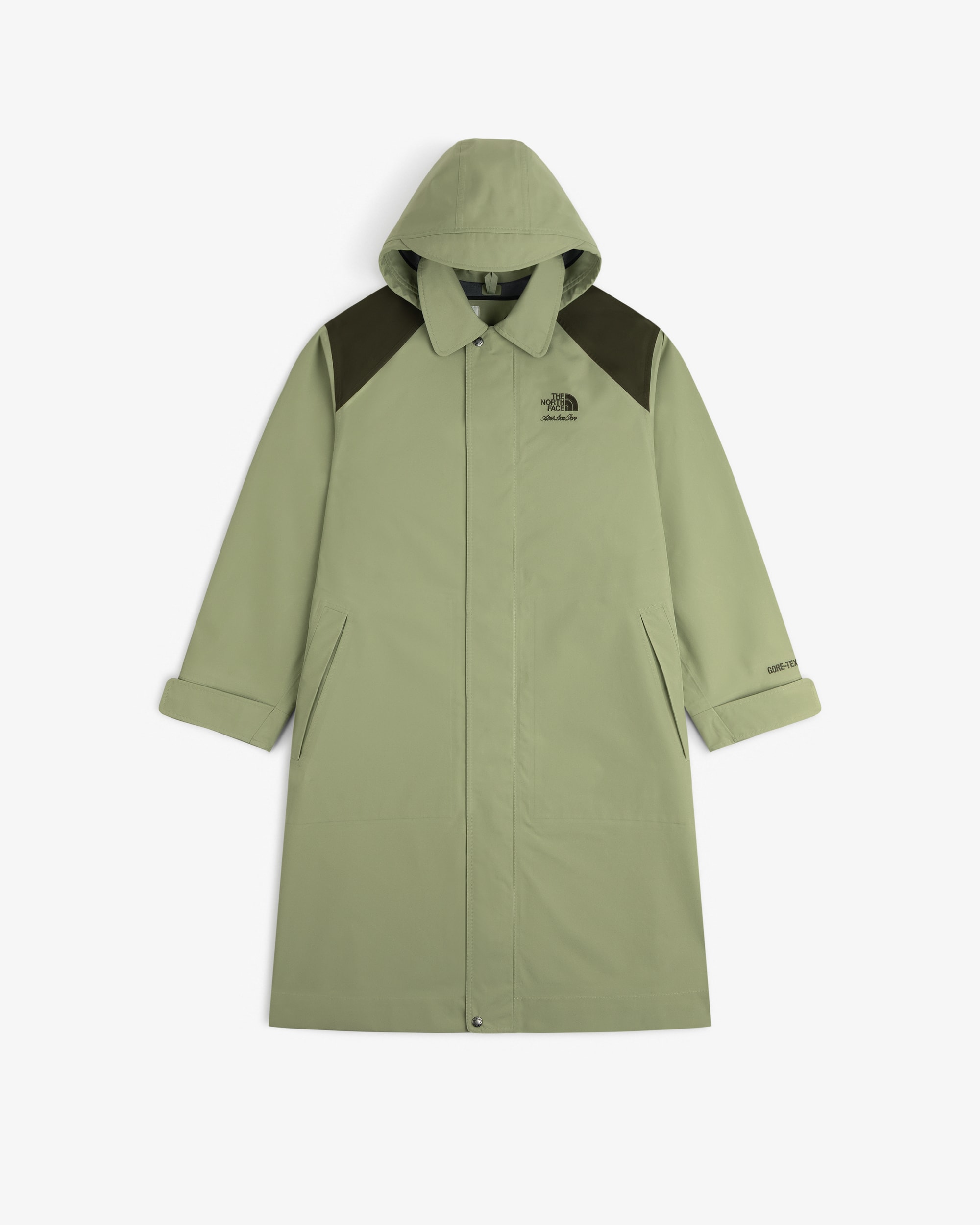 TNF X Aim Leon Dore GORETEX trenchcoat TNF hero