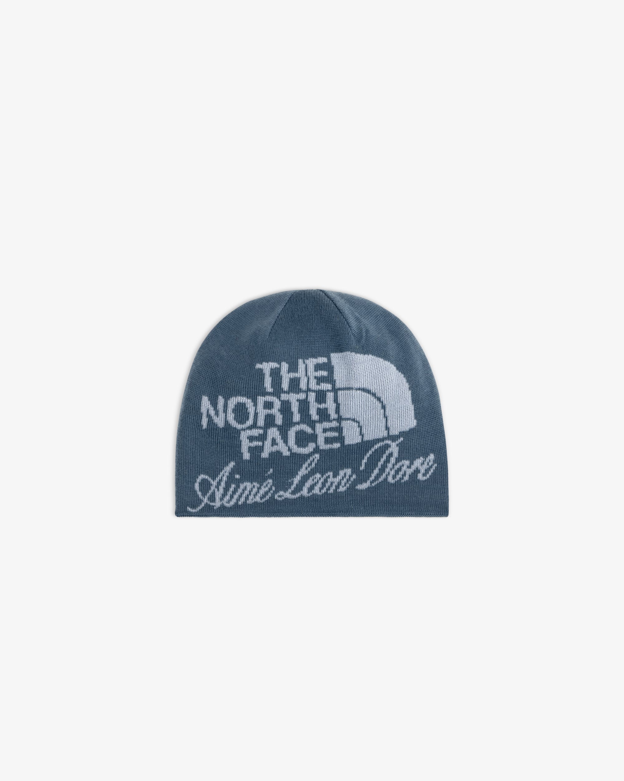 TNF X Aim Leon Dore JacquardBeanie TNF hero