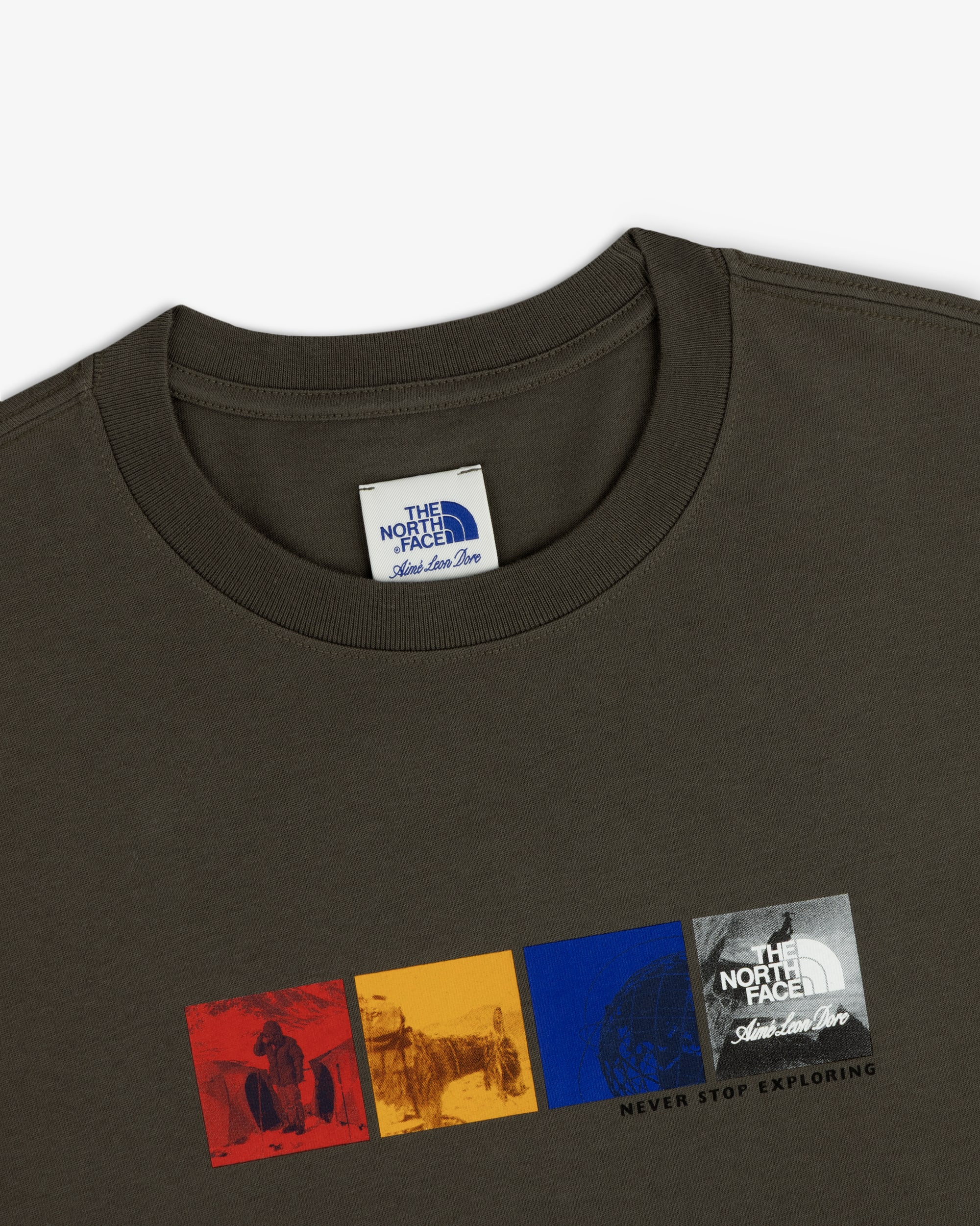 TNF X Aim Leon Dore LongSleeve TShirt TNF alt2