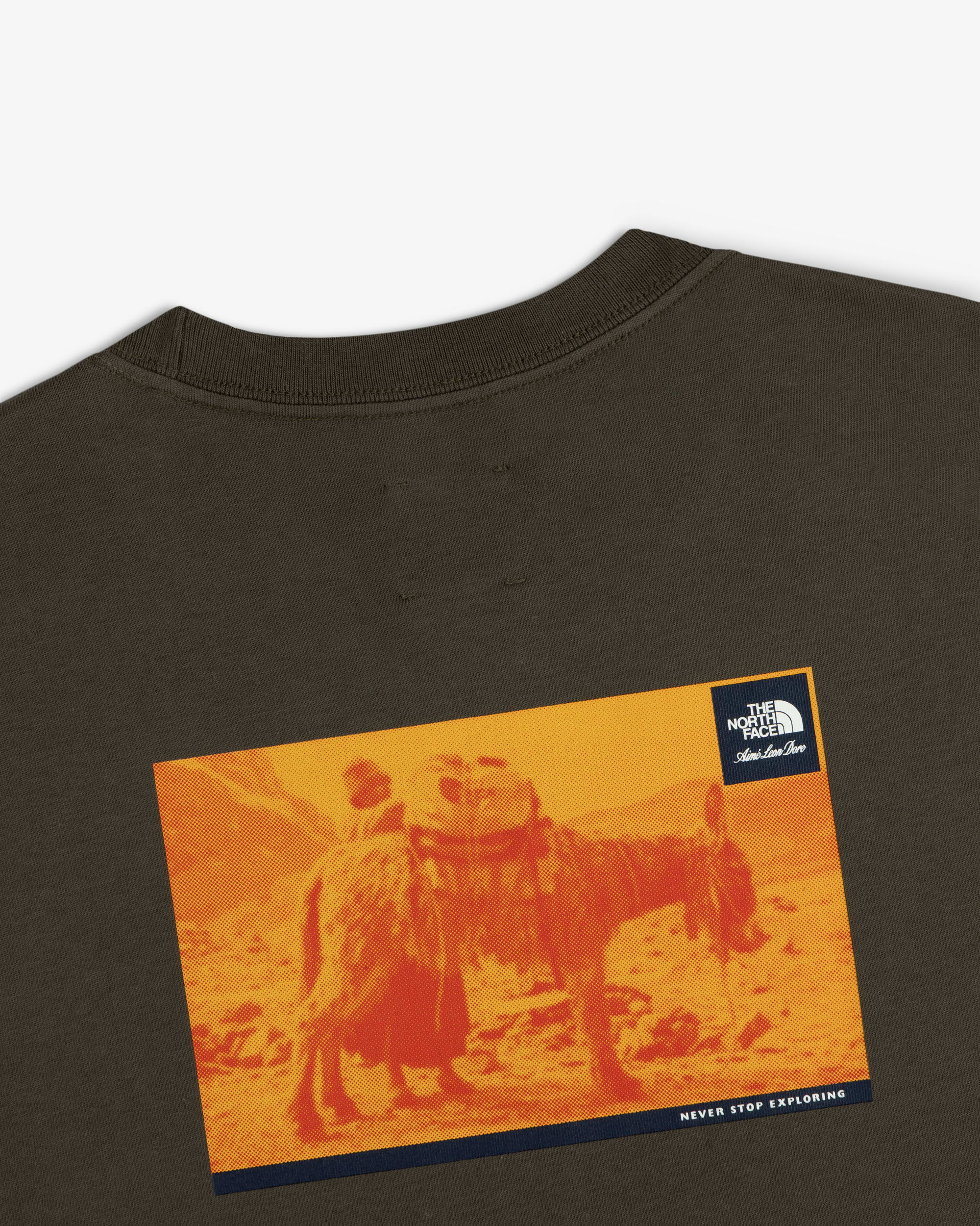 TNF X Aim Leon Dore LongSleeve TShirt TNF alt3