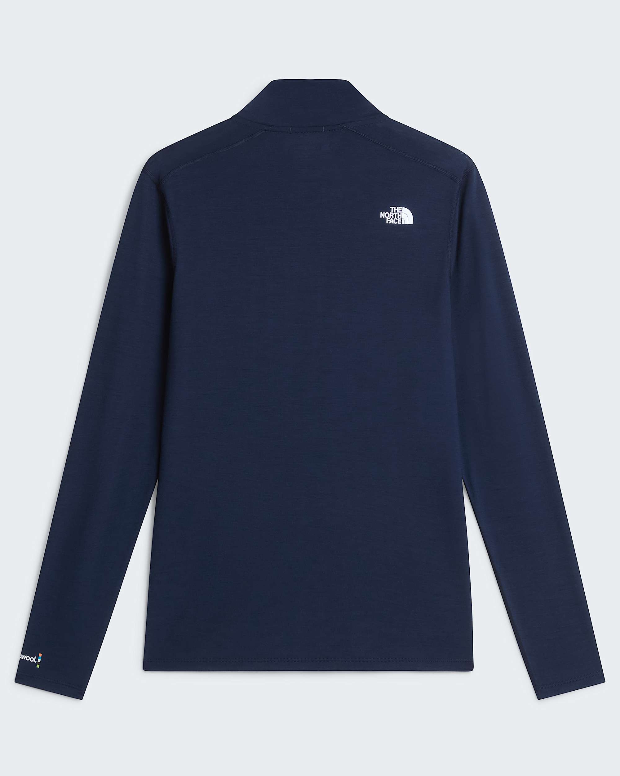 Camisola de manga comprida com fecho de correr de 14 TNF x Smartwool Merino para homem TNF alt31