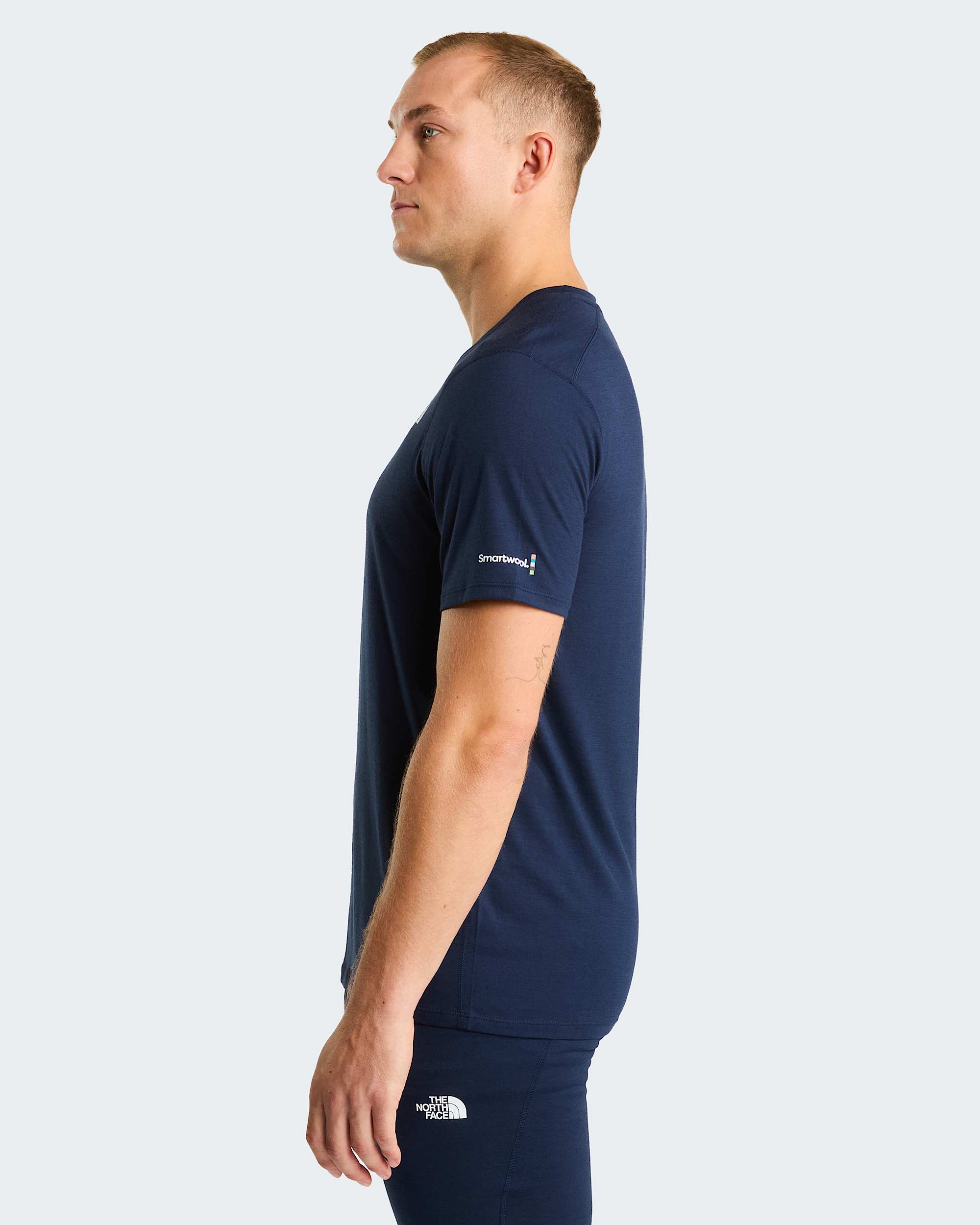 Tshirt TNF x Smartwool Merino Blend 150 para homem TNF alt2